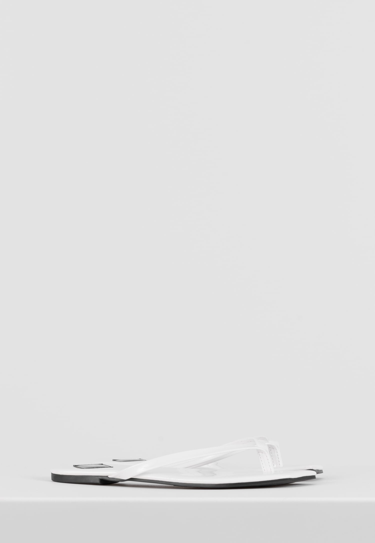 Płaskie japonki damskie w kolorze miętowym