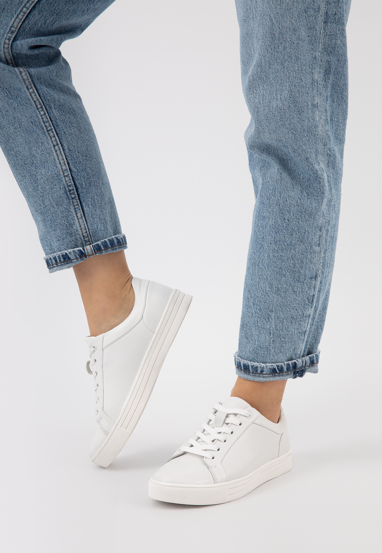 Czarne casualowe trampki damskie