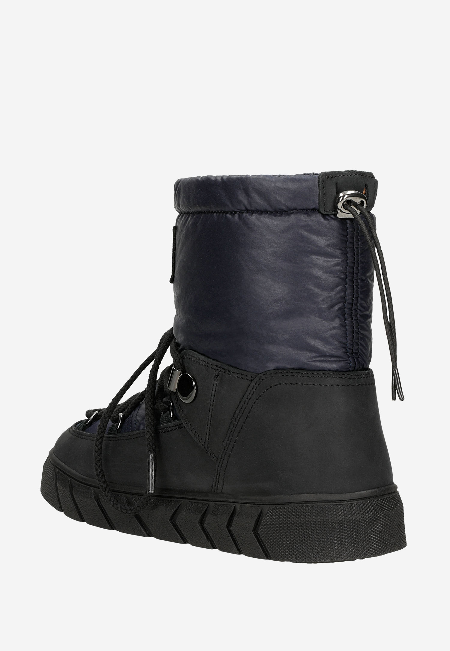 Czarne awangardowe śniegowce RELAKS