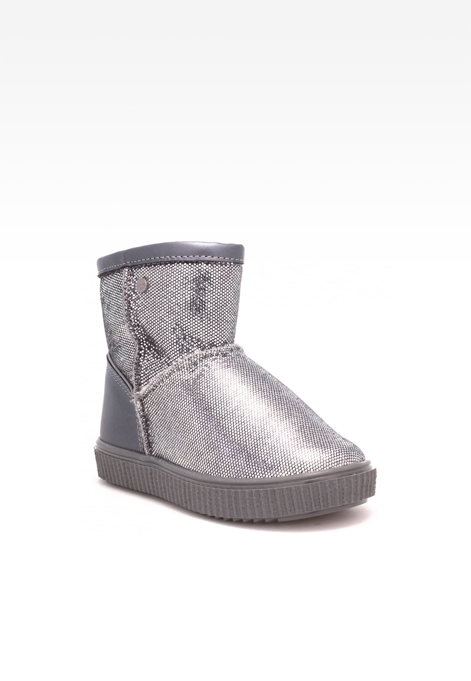 Botki ocieplane BARTEK 7037-BAX0, dla dziewcząt, srebrny