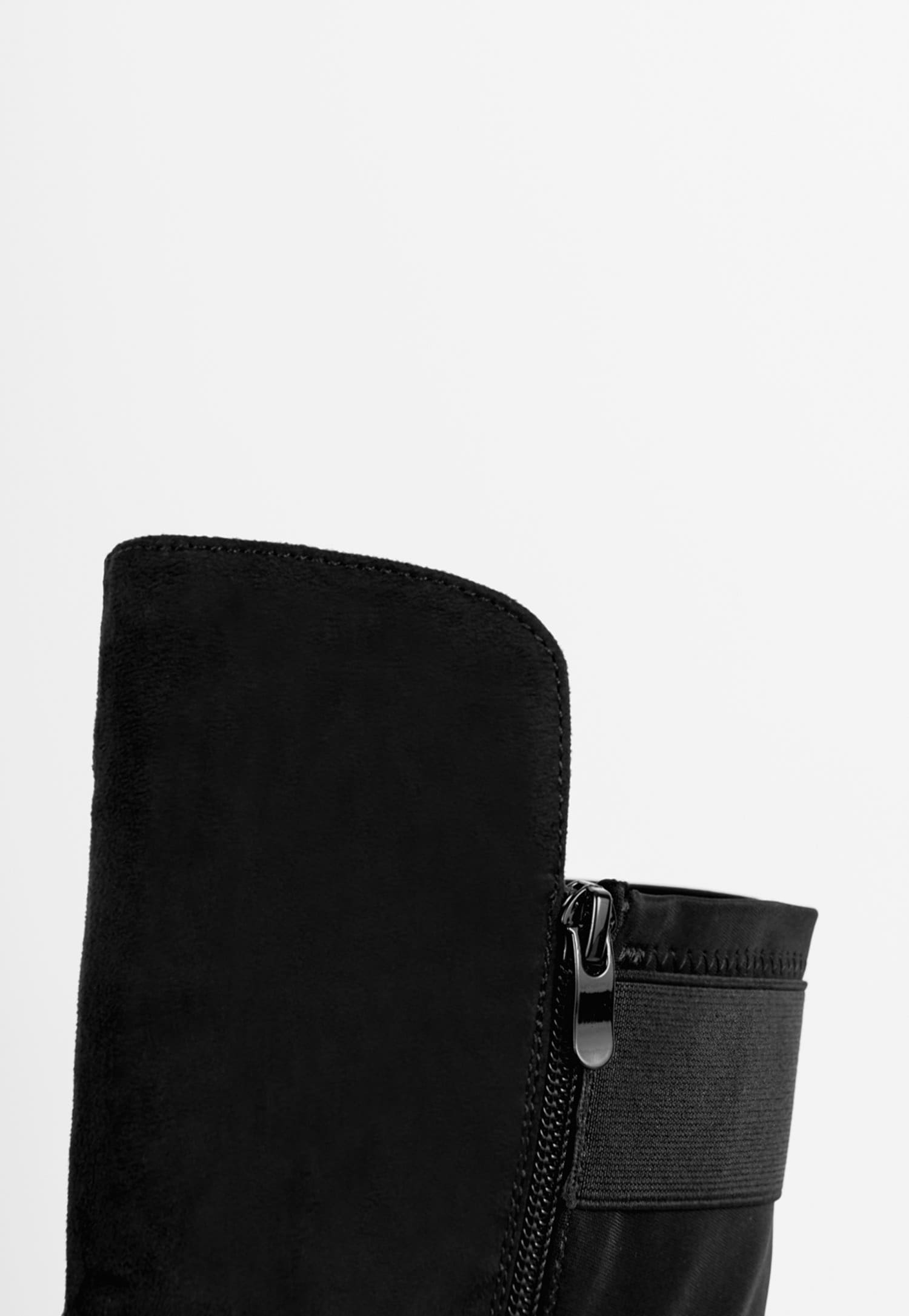 WJS czarne eleganckie kozaki damskie