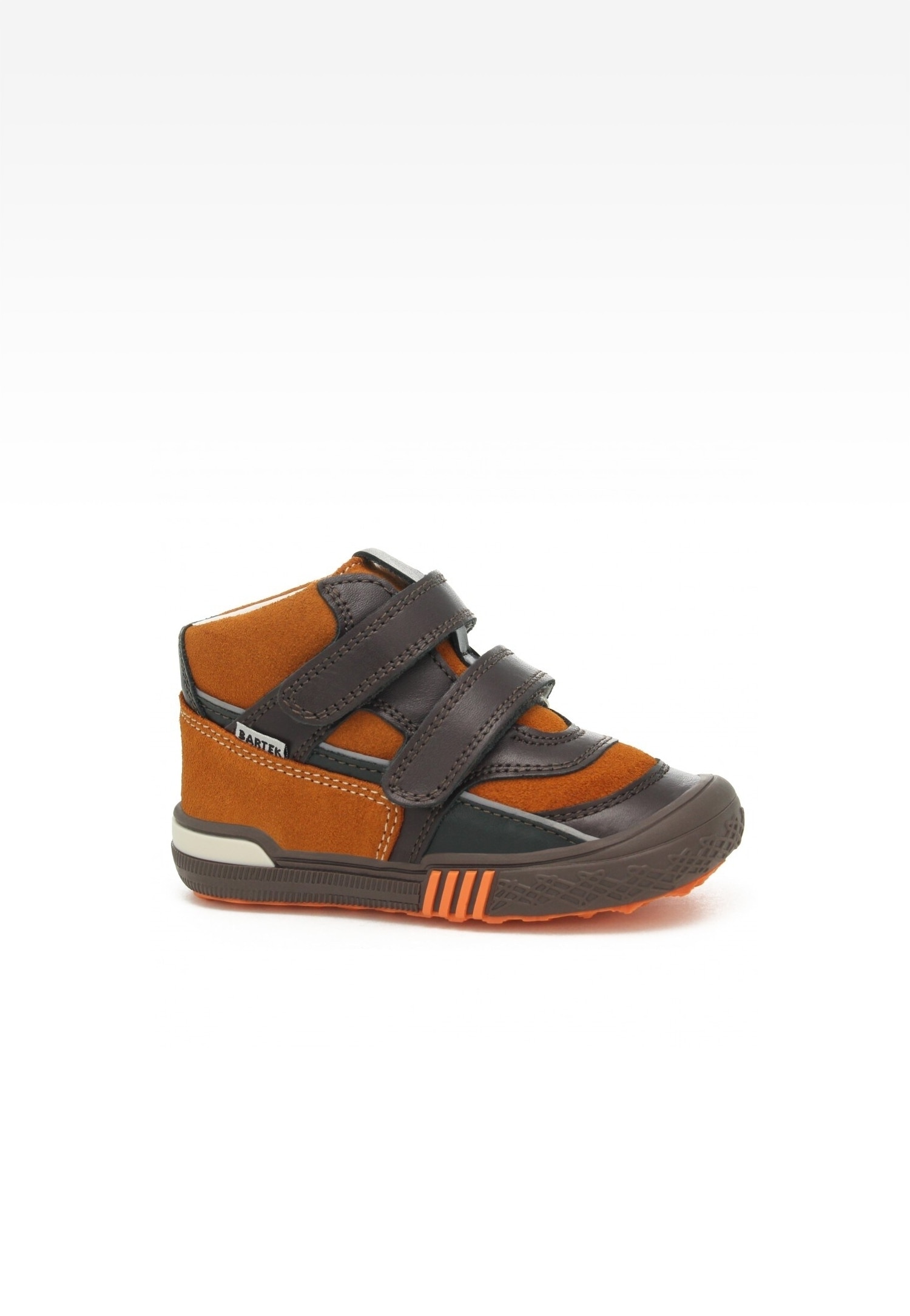 Sneakers BARTEK 91756-026, dla chłopców, szaro-zielony