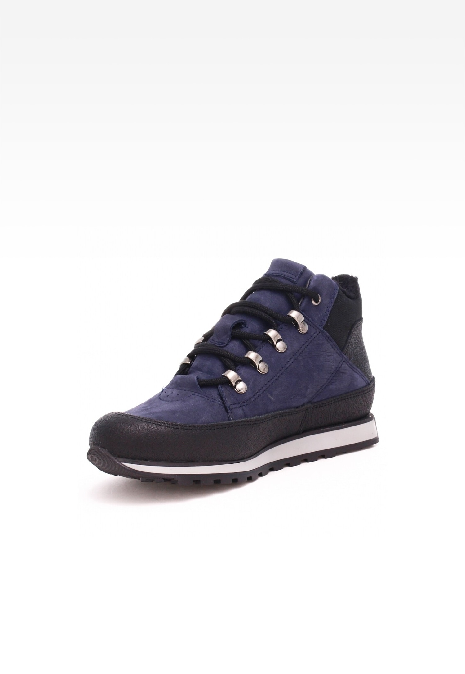 Trzewiki ocieplane Wojas x Bartek 8630076, dla chłopców, granatowo-czarny