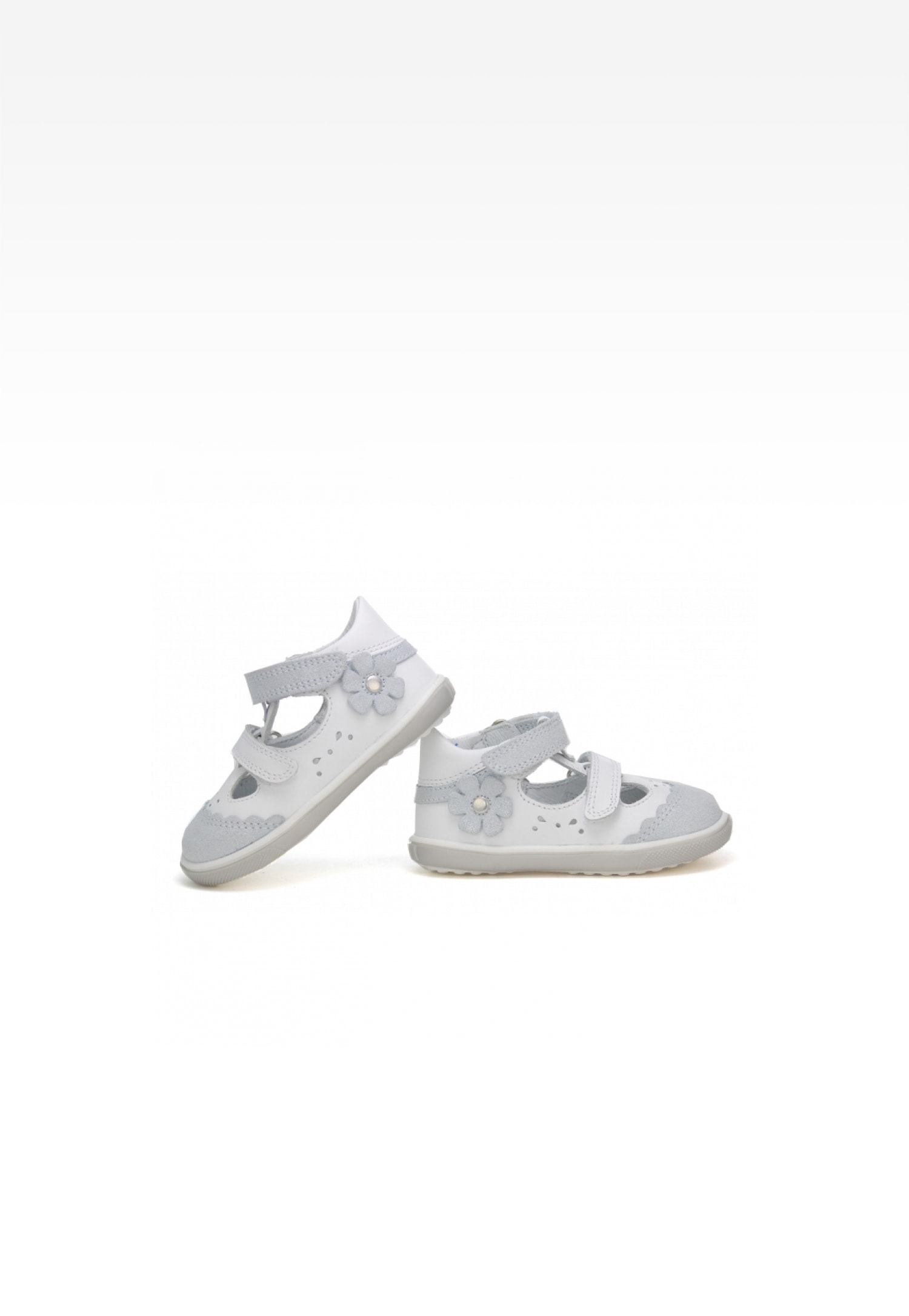 Obuwie profilaktyczne bartek baby BARTEK T-81798-7/AA2, dla dziewcząt, biało-szary