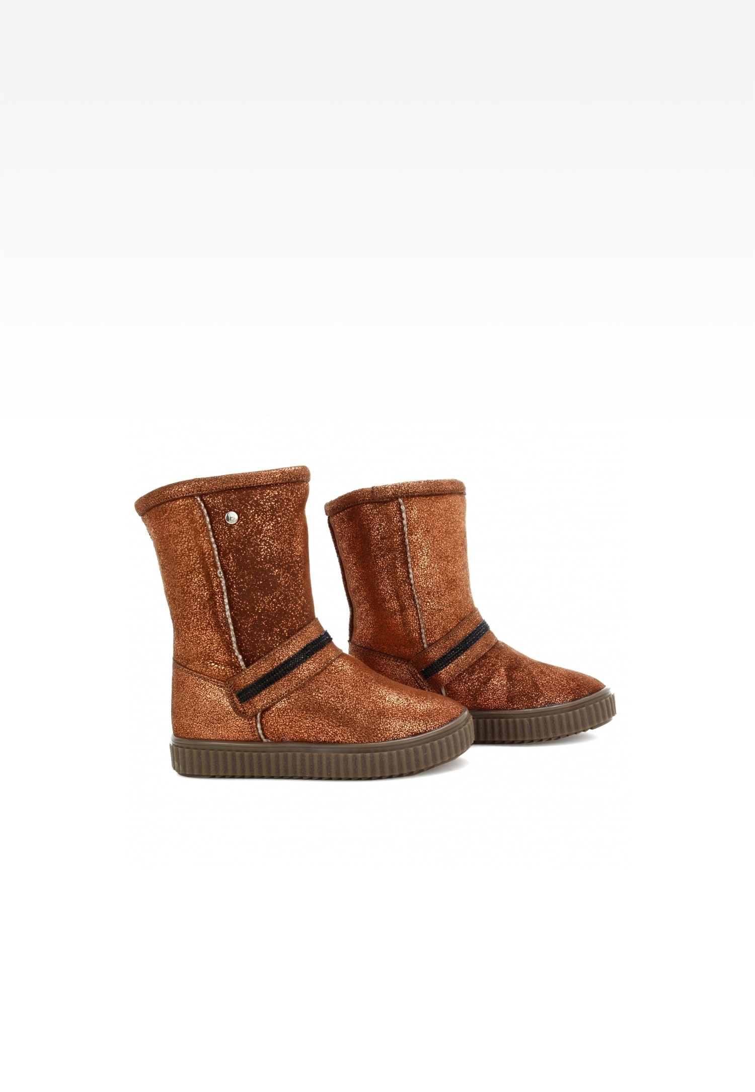 Botki ocieplane BARTEK T-277730/BAY II, dla dziewcząt, brązowy