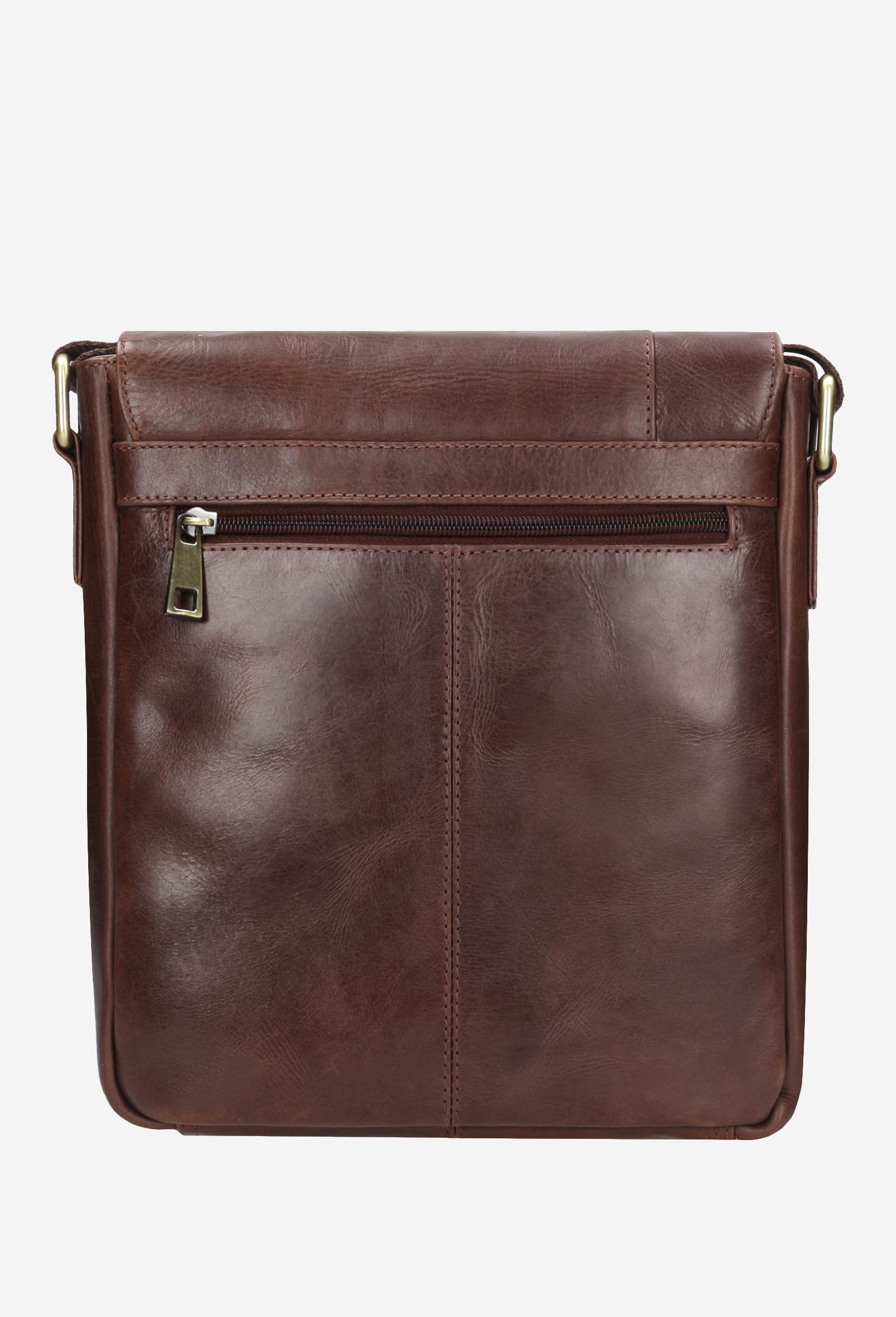 Brązowa torba męska ze skóry licowej