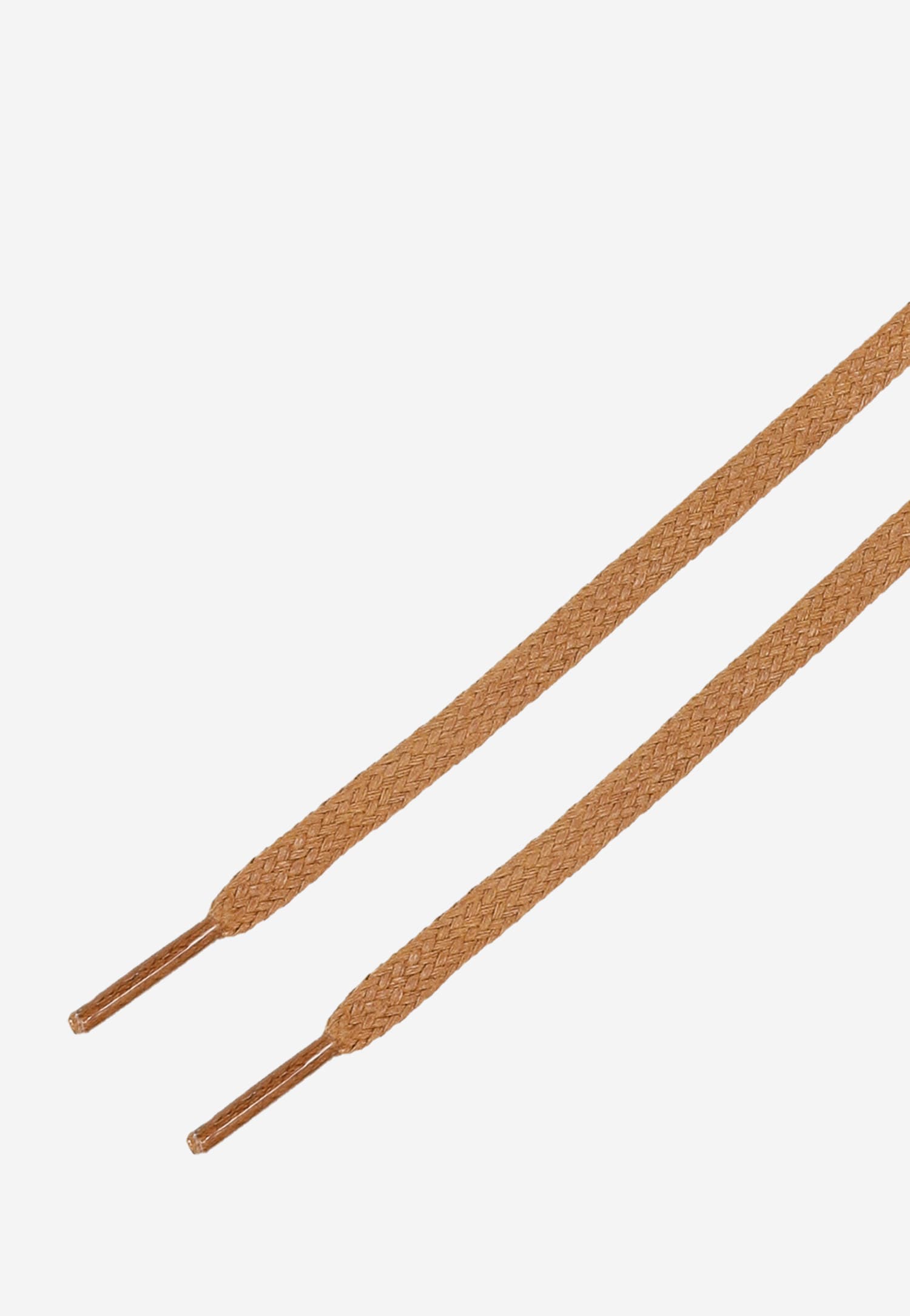 Białe sznurowadła woskowane płaskie 120cm