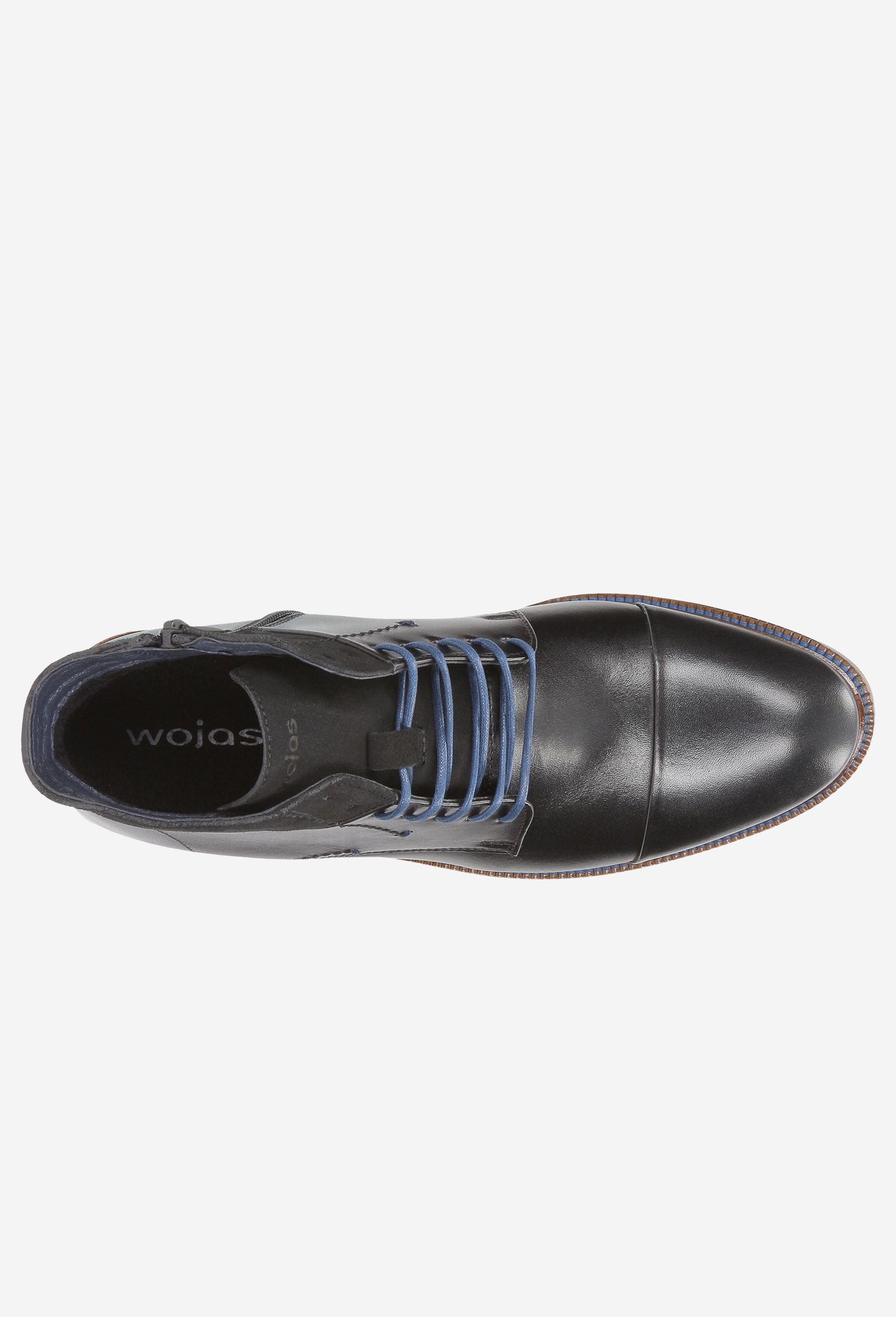 Brązowe trzewiki męskie