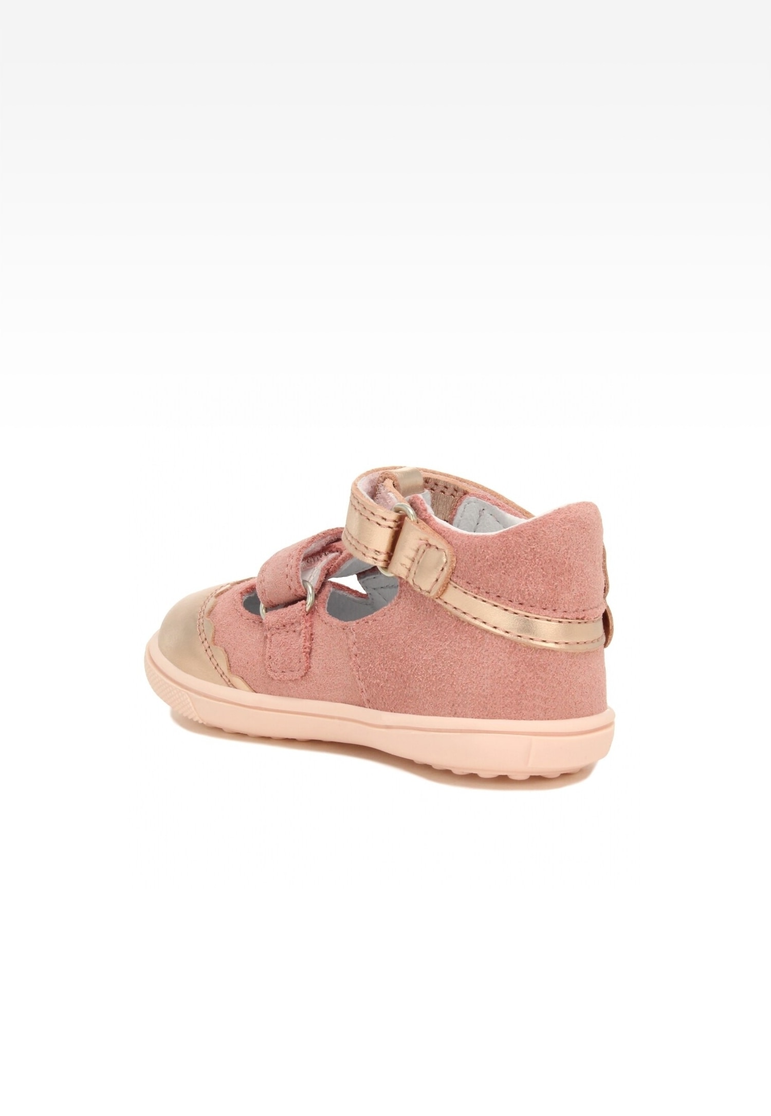 Obuwie profilaktyczne bartek baby BARTEK 81798-005, dla dziewcząt, różowo-złoty