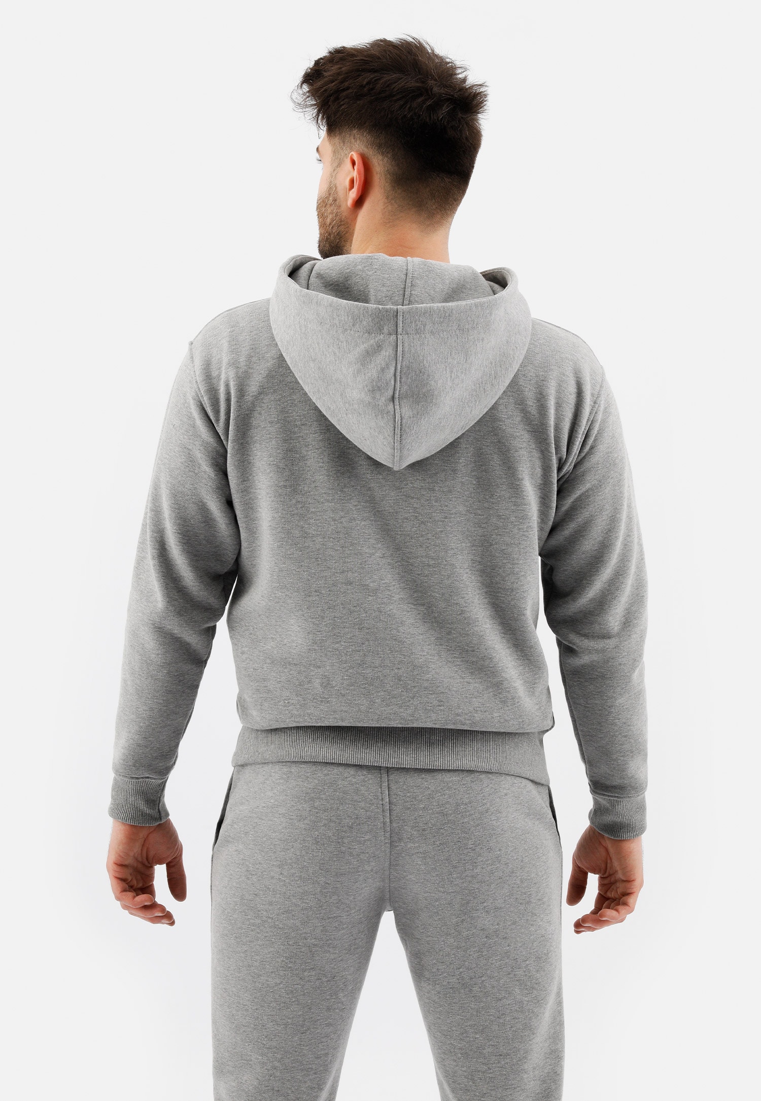 Czarna bluza męska RELAKS z kapturem