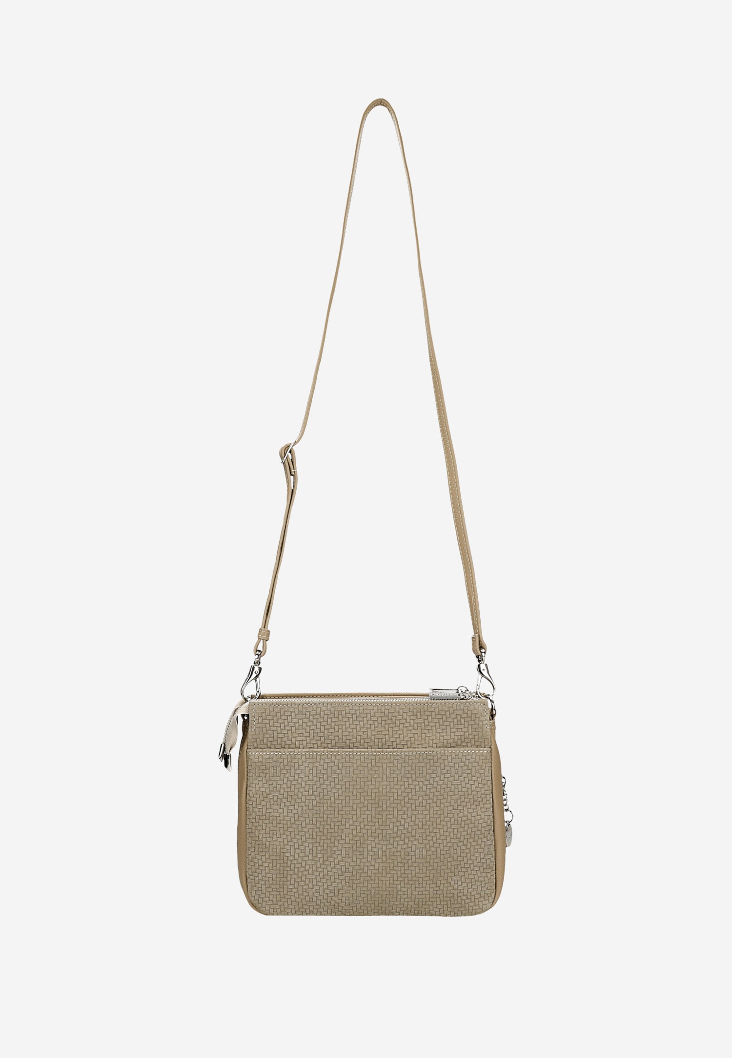 Mała beżowa torebka damska na ramię
