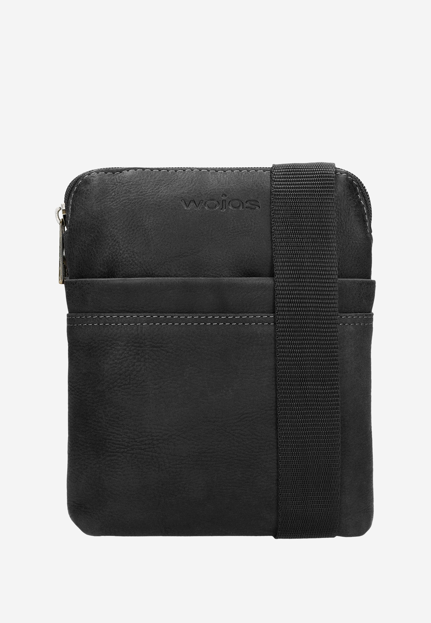 Brązowa torba męska z nubuku olejowanego