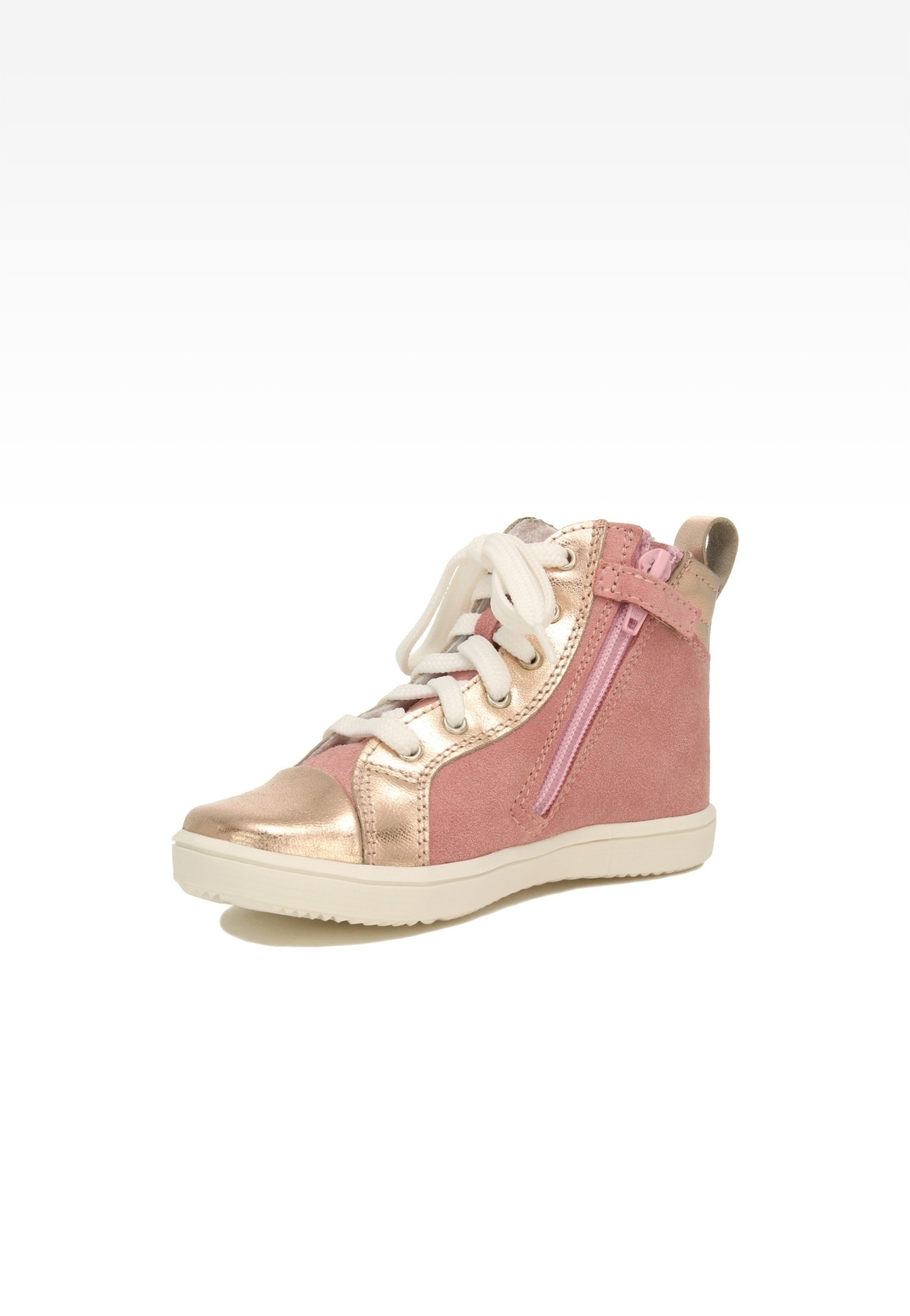 Sneakers BARTEK 14359-028, dla dziewcząt, różowo-złoty