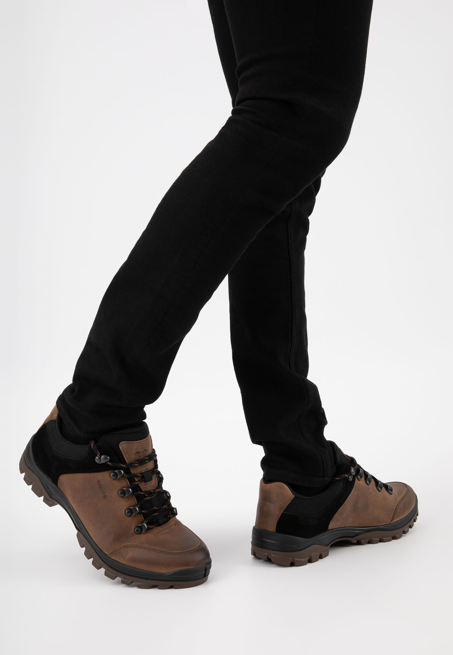 Czarno-granatowe półbuty trekkingowe męskie