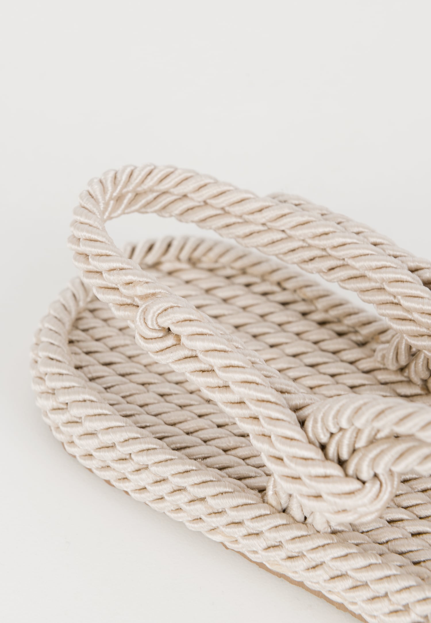 WJS beżowe sandały damskie ze sznurków