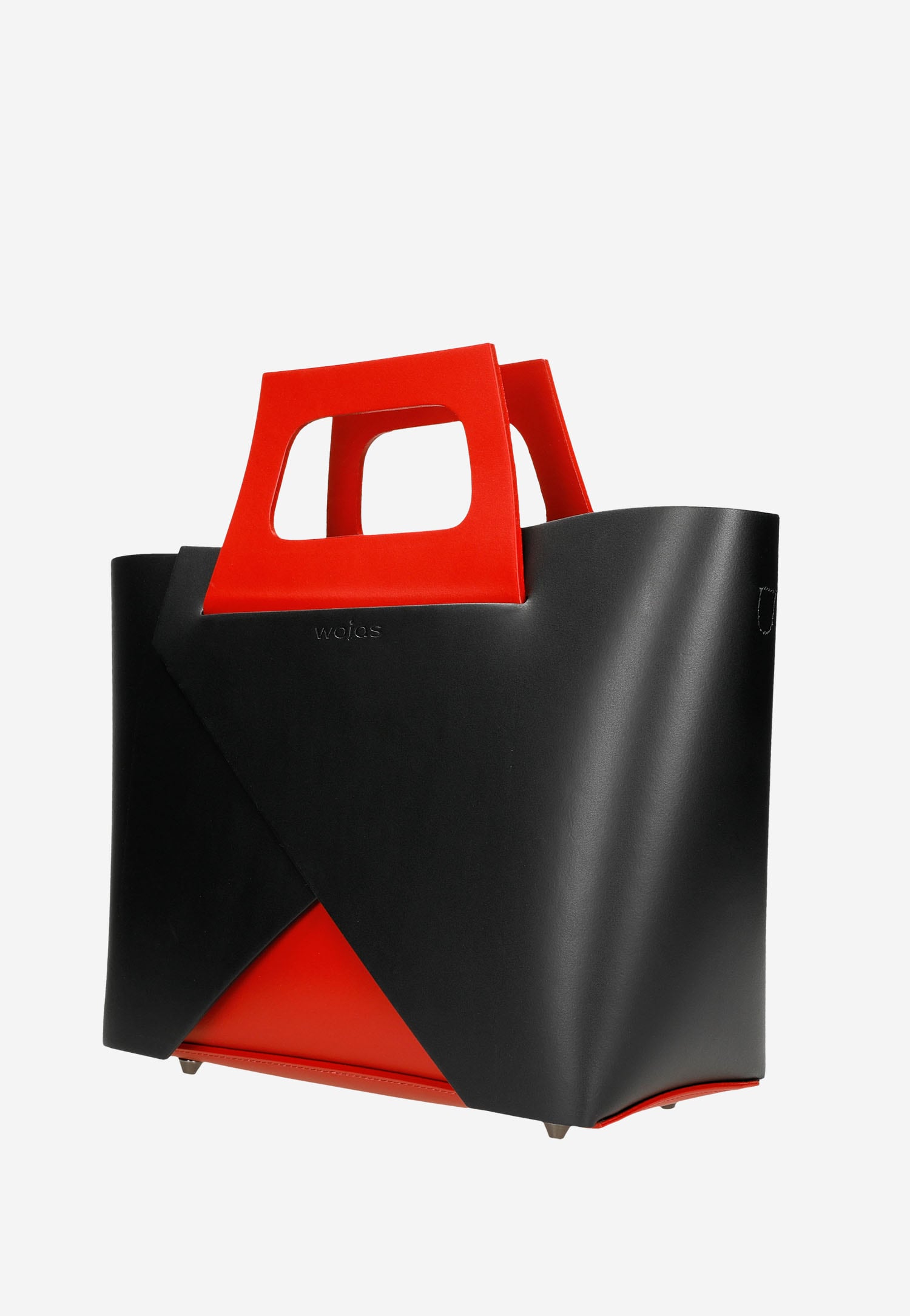 Beżowy sztywny kuferek damski z brązowymi elementami