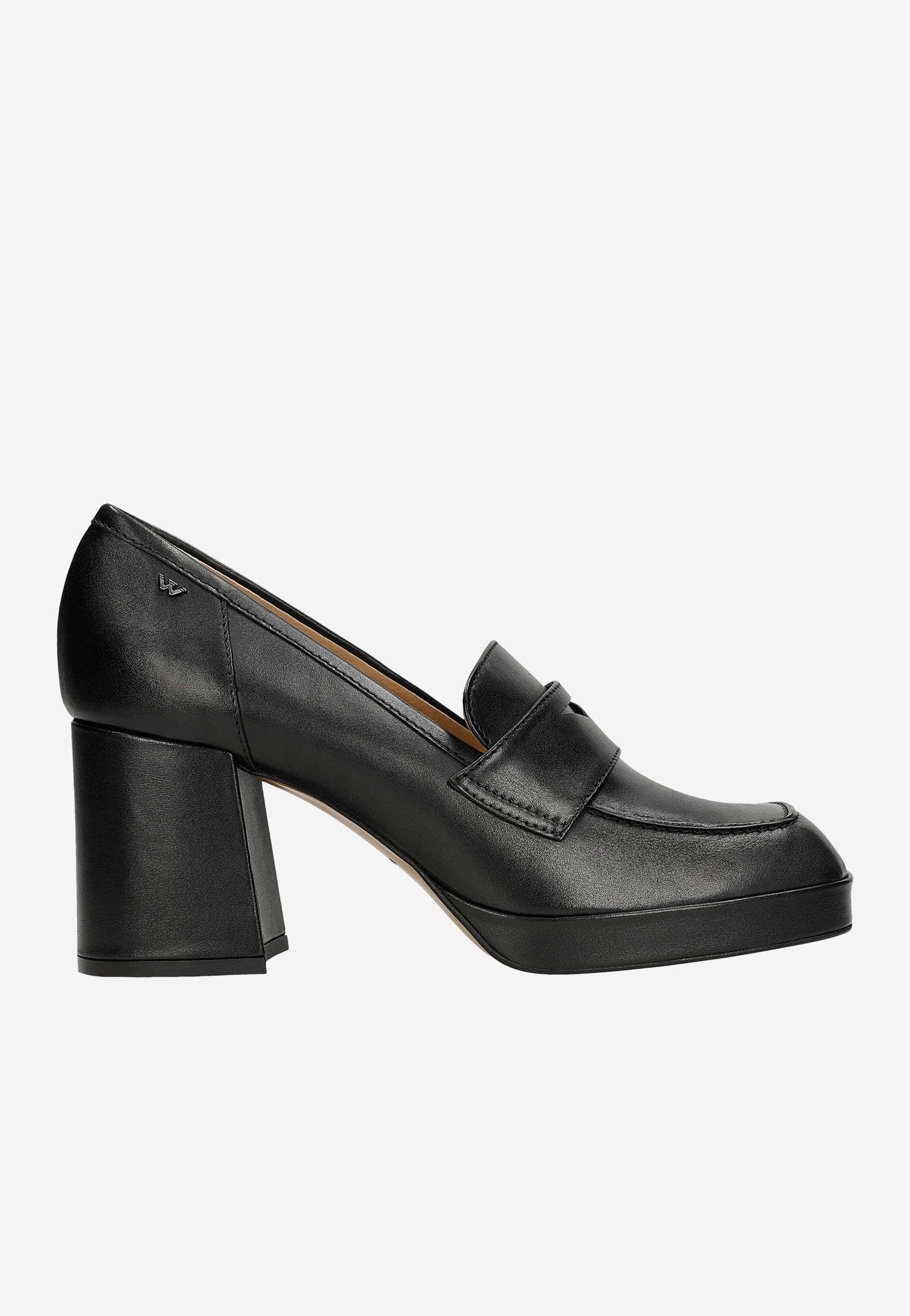 Zielone mokasyny damskie na słupku