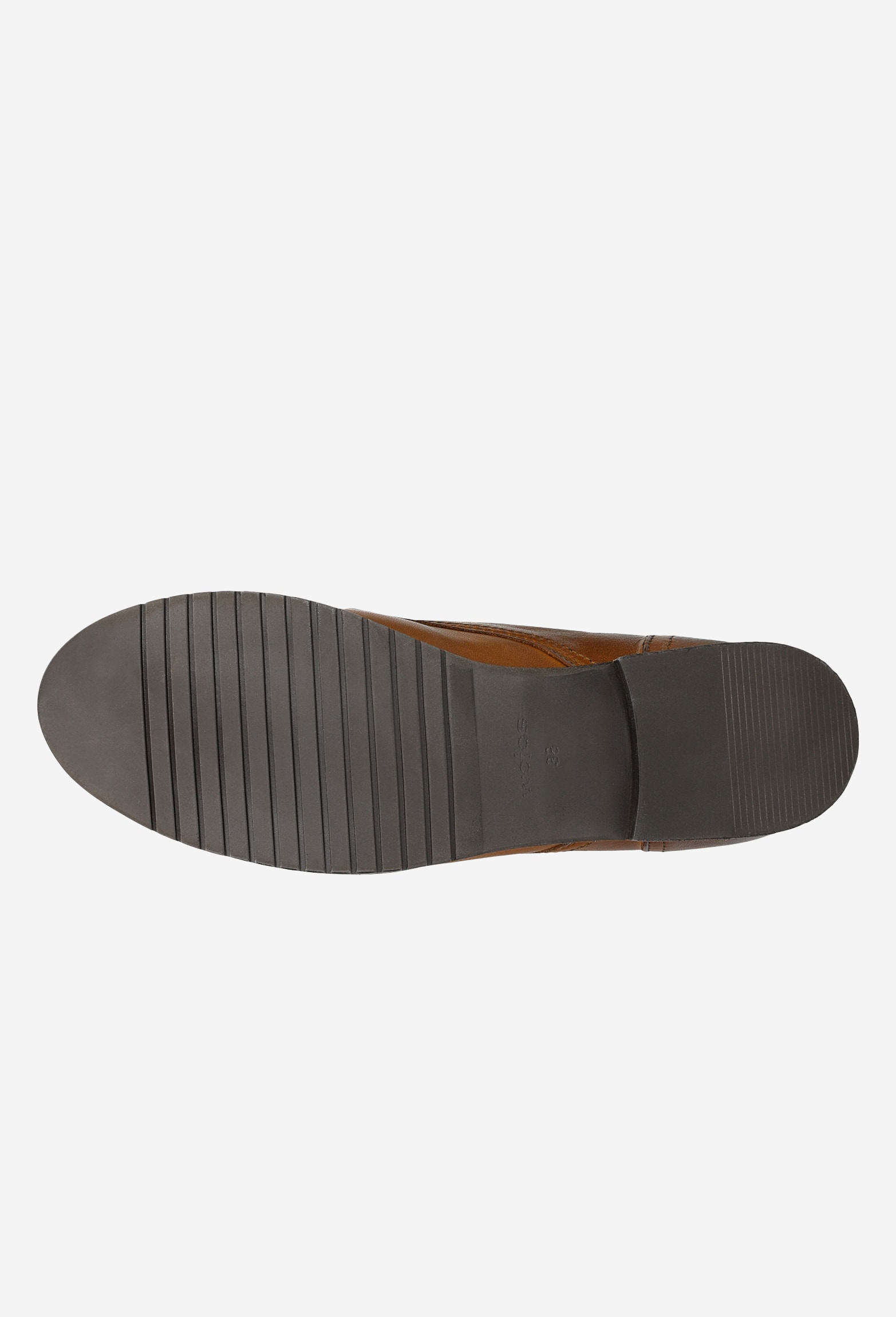 Jasnobrązowe trzewiki damskie sznurowane