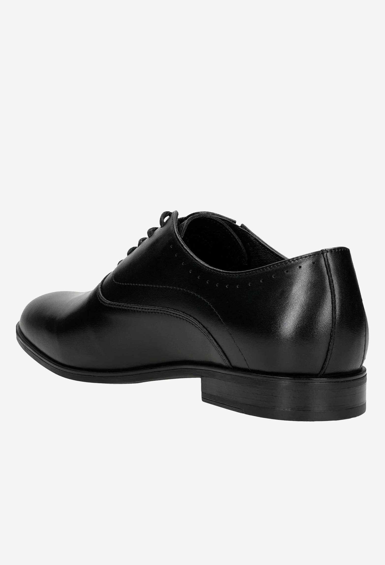 Czarne brogsy męskie w stylu formal