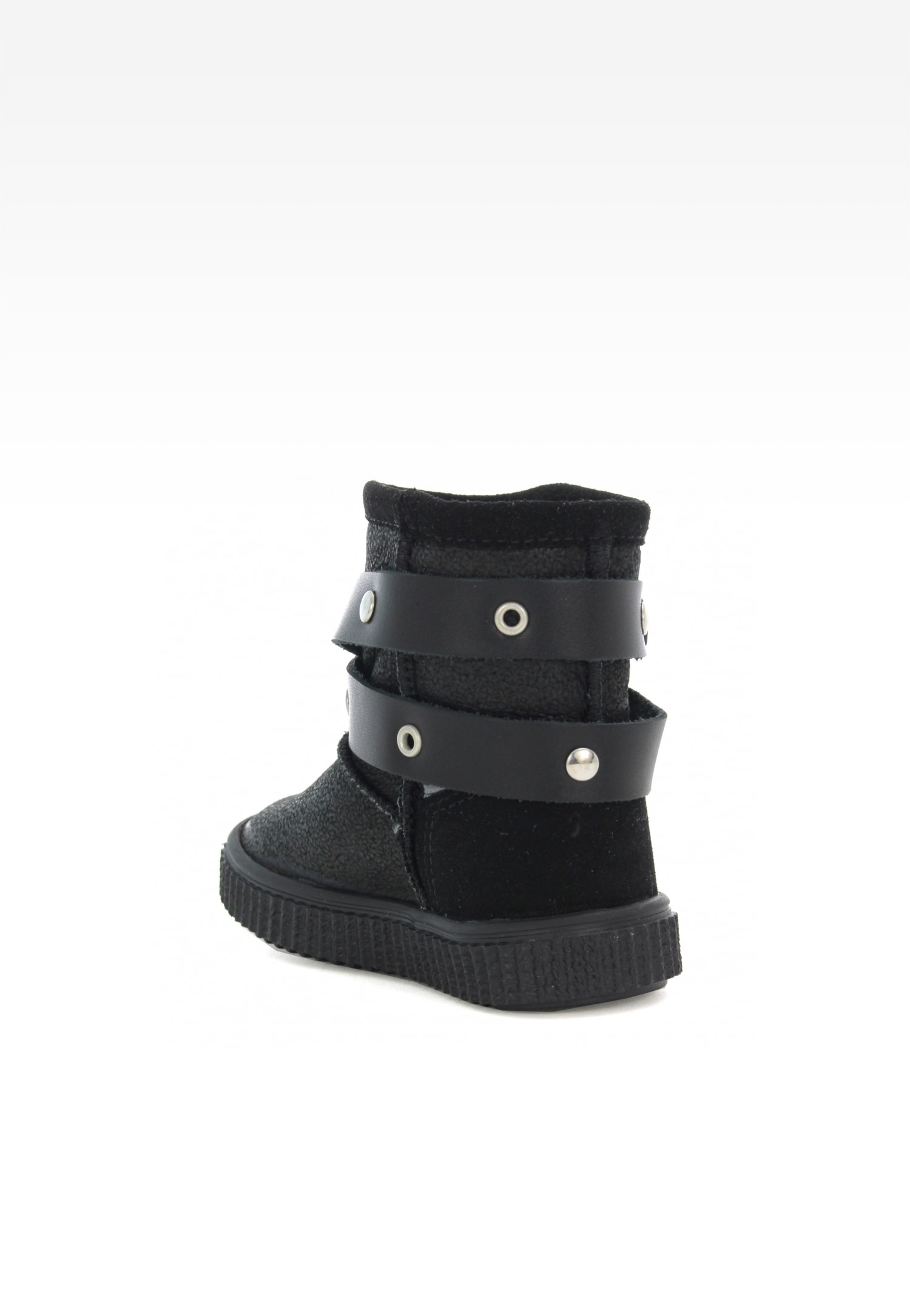 Kozaki ocieplane BARTEK W-610670/BAX, dla dziewcząt, czarny