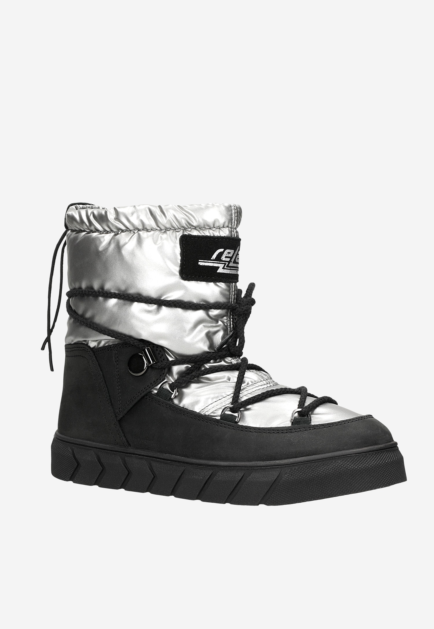 Czarne awangardowe śniegowce RELAKS