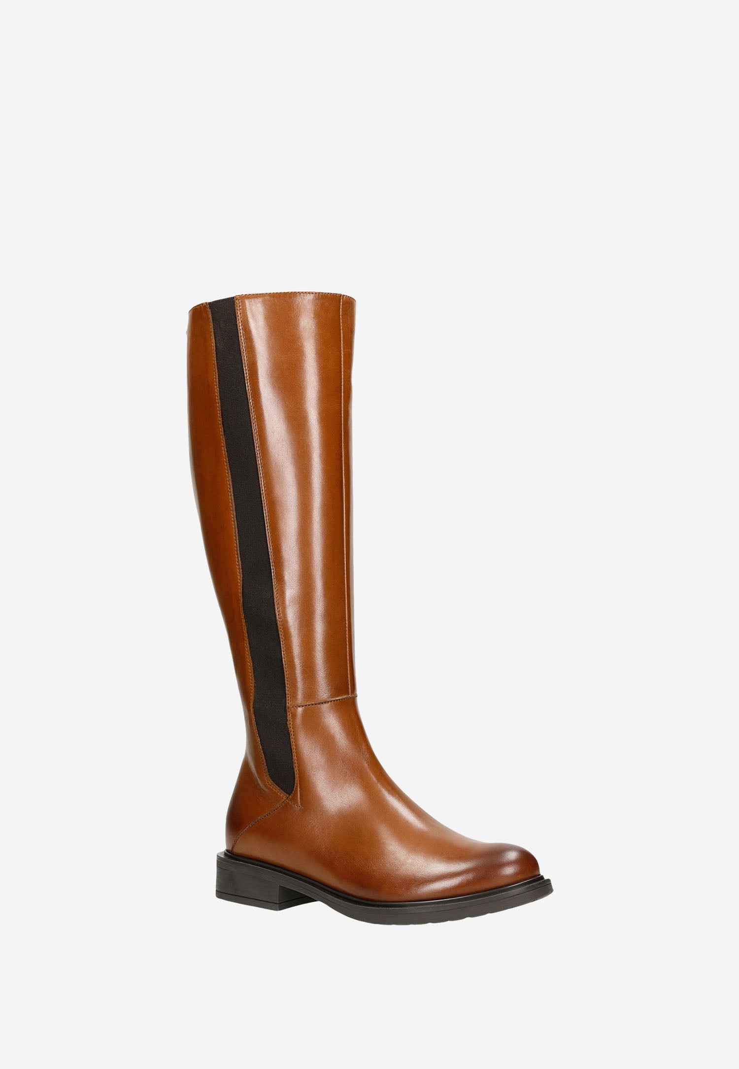 Brązowe oficerki damskie na zimę