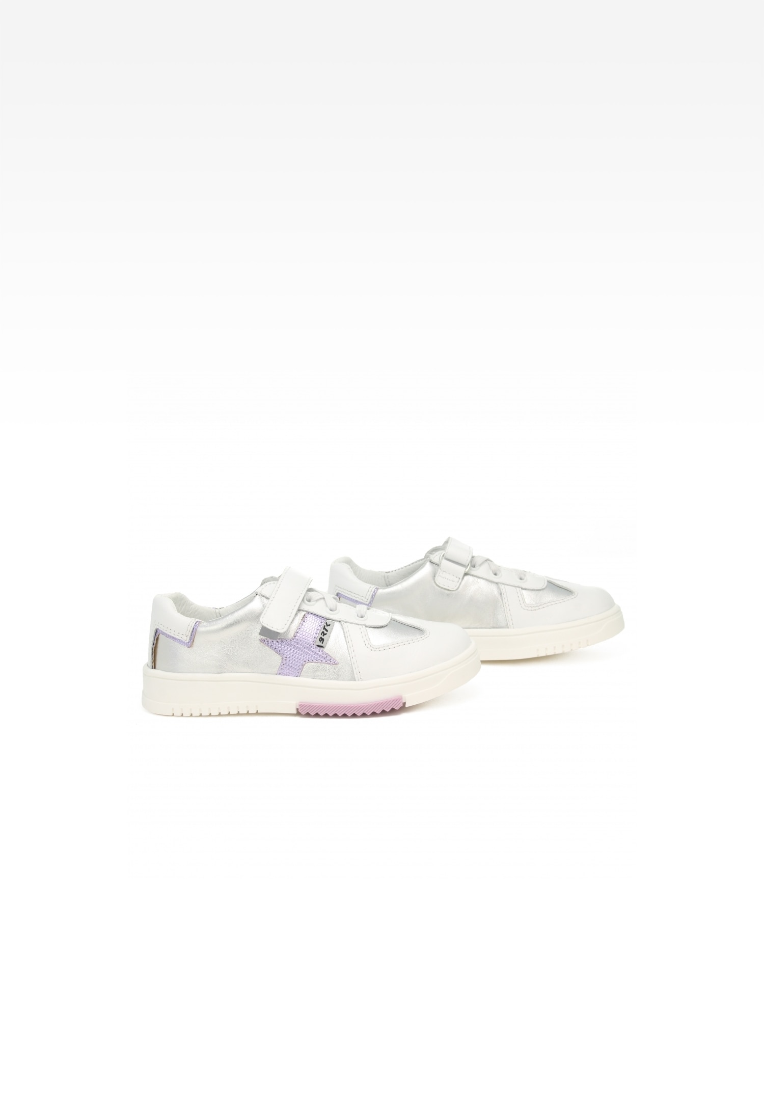 Półbuty BARTEK 18326009, dla dziewcząt, srebrno-biały