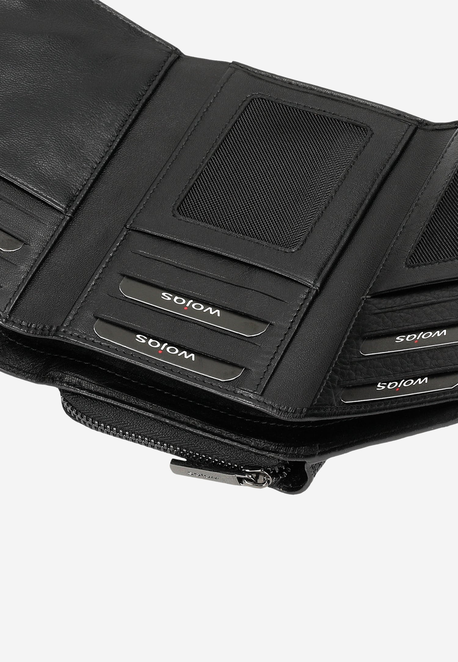 Czerwony portfel damski ze skóry licowej