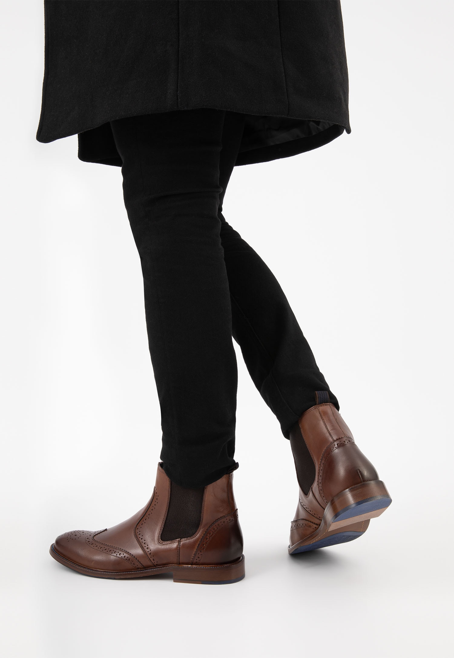 Czarne botki męskie