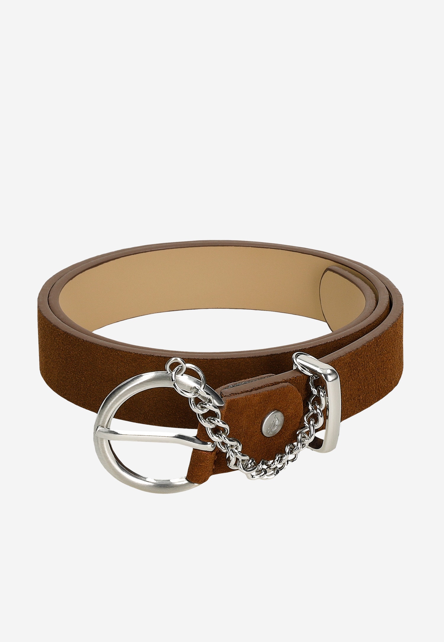 Czarny pasek damski welurowy