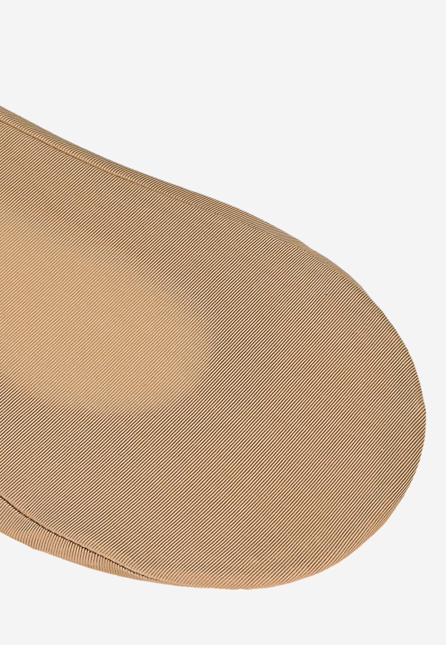 Beżowe stopki z silikonem