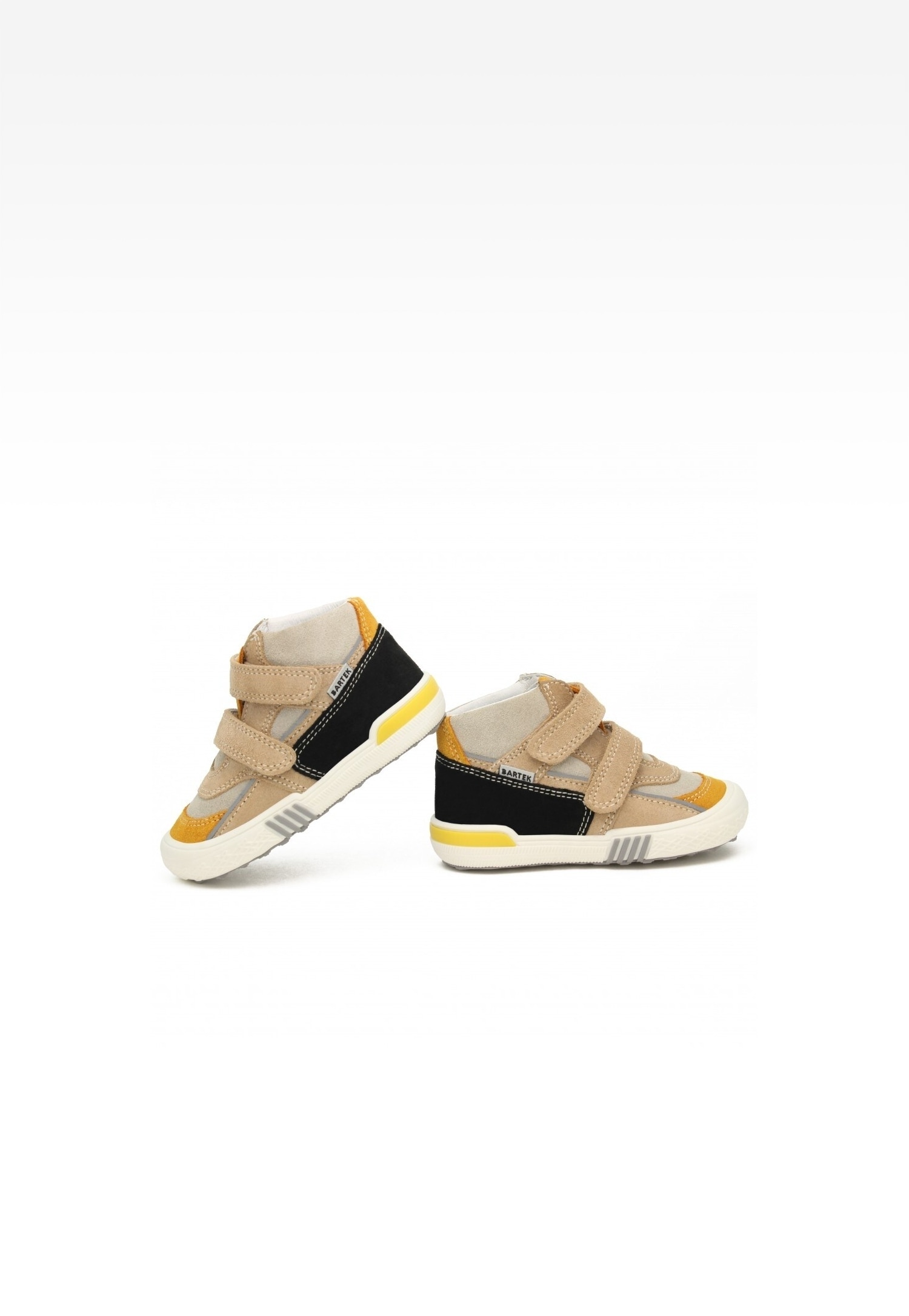 Sneakers BARTEK 91756-026, dla chłopców, szaro-zielony