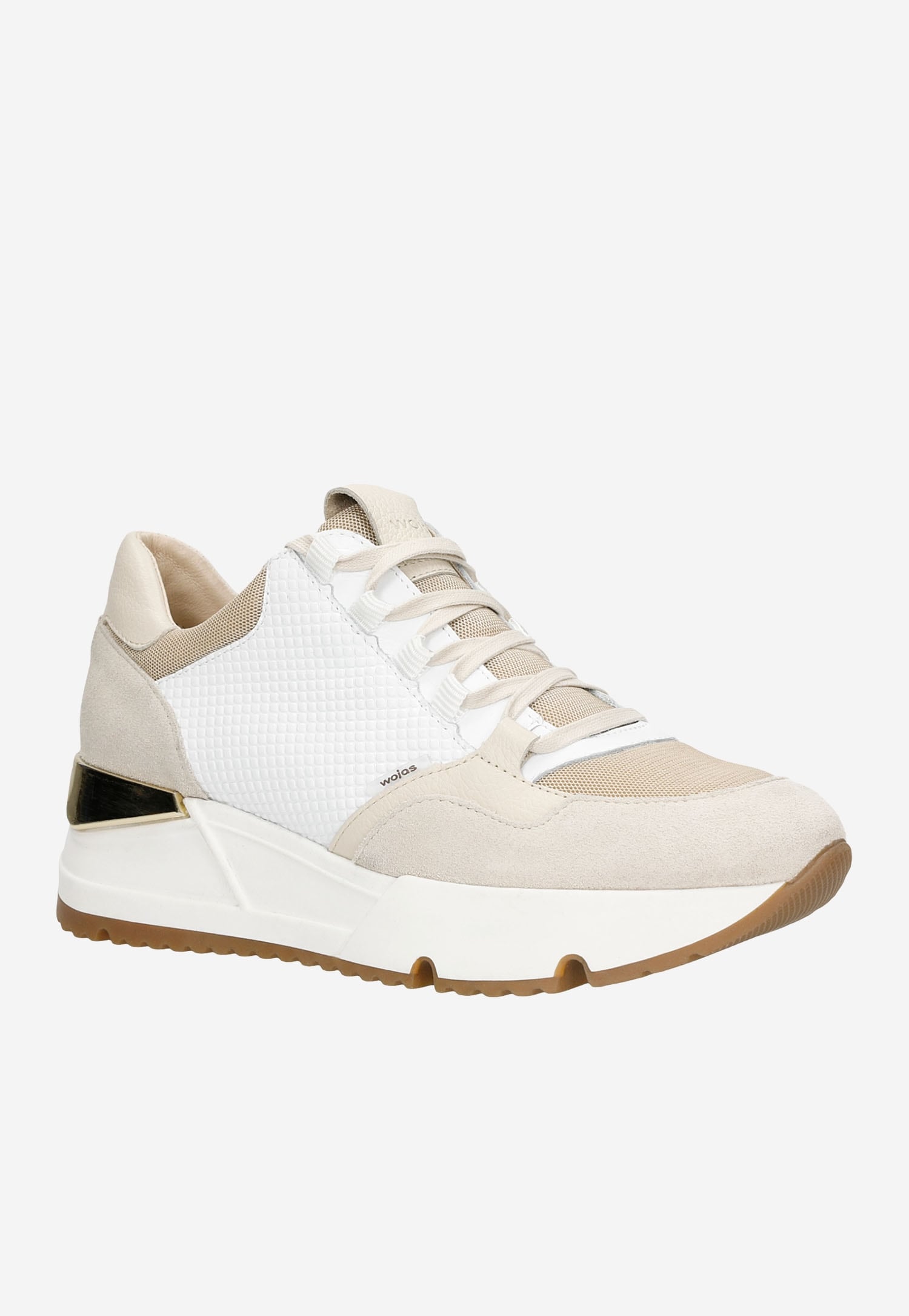 Czarne sneakersy damskie na wysokiej podeszwie