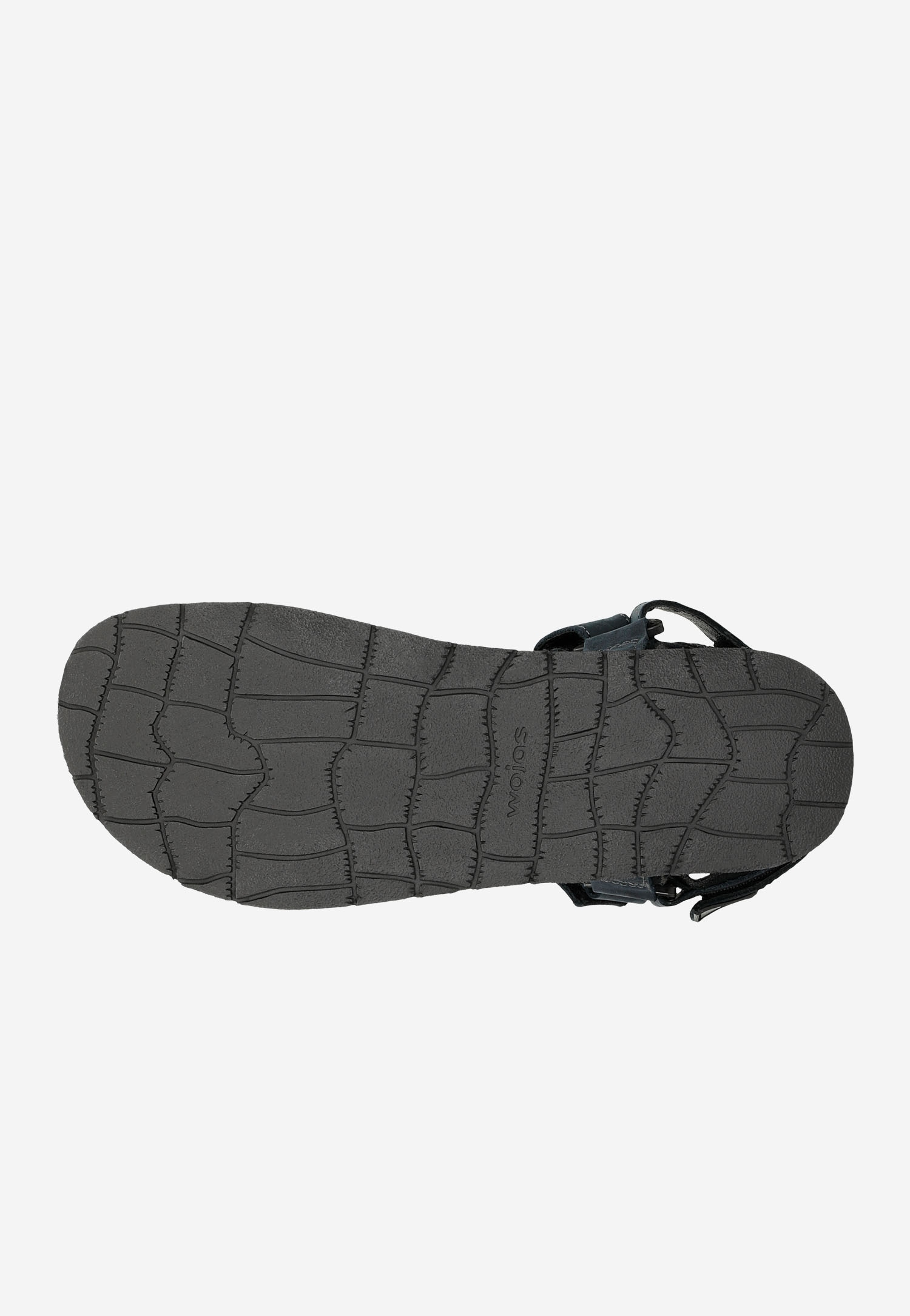 Granatowe sandały męskie z regulowanymi paskami