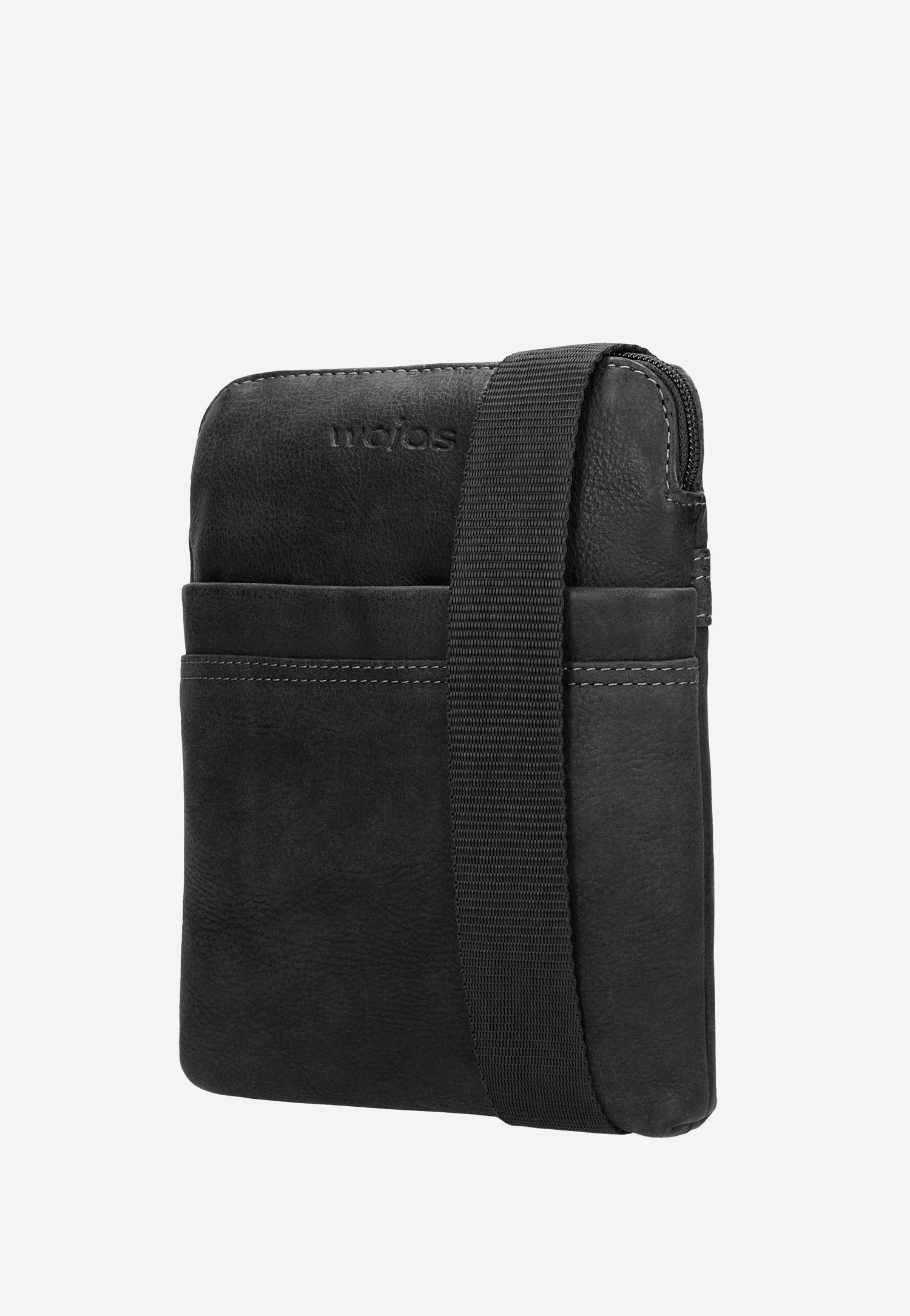 Brązowa torba męska z nubuku olejowanego