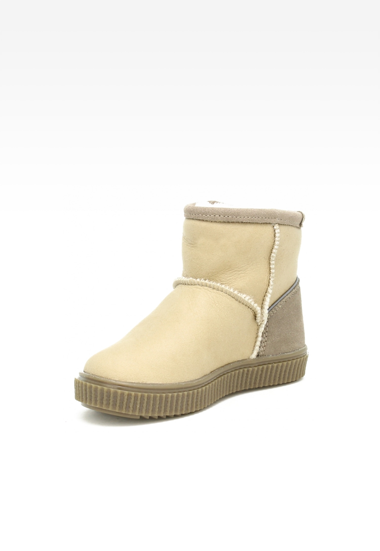 Botki ocieplane BARTEK 4037-KR80, dla dziewcząt, beżowy