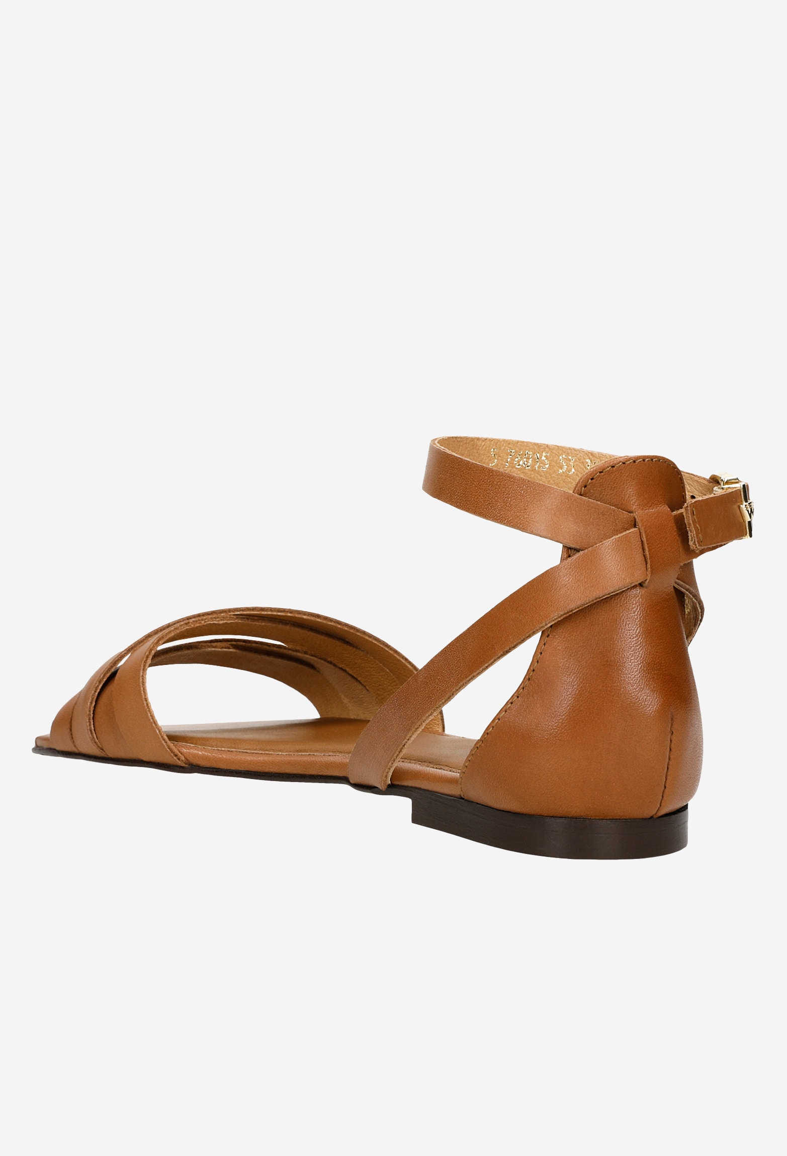 Brązowe sandały damskie w stylu urban