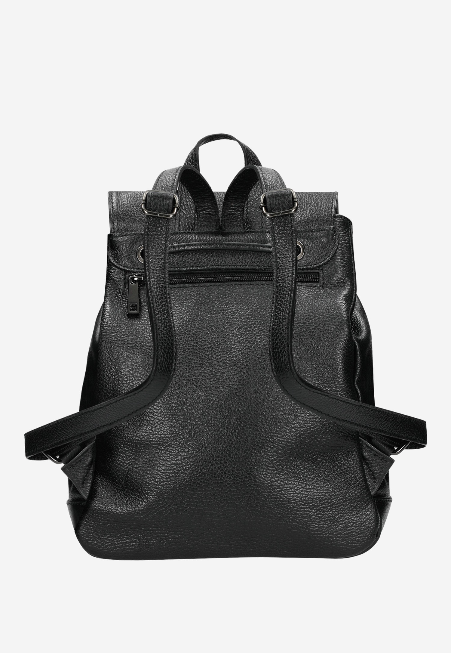 Jasnobrązowy plecak damski ze skóry licowej