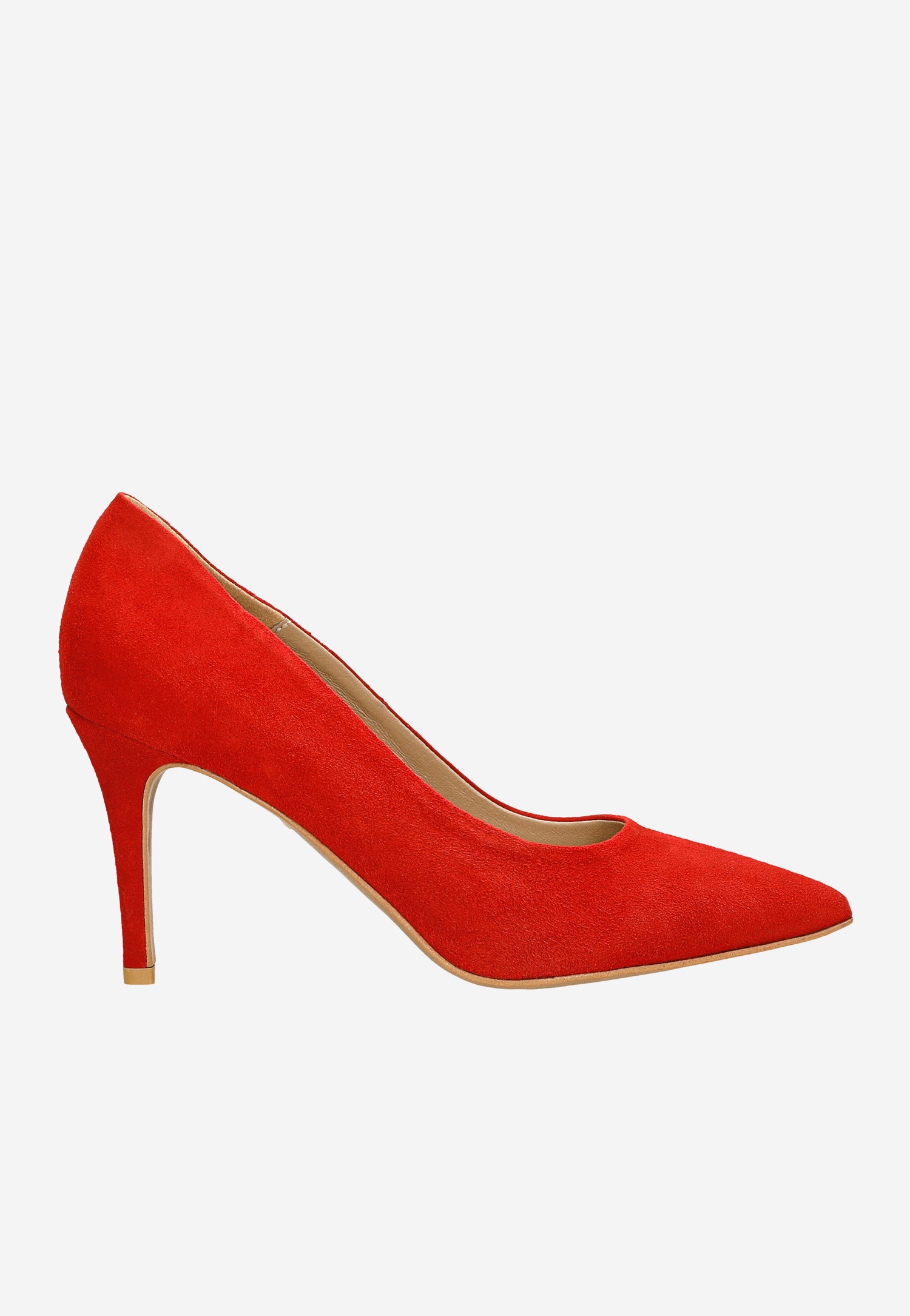 Czarne klasyczne czółenka damskie welurowe