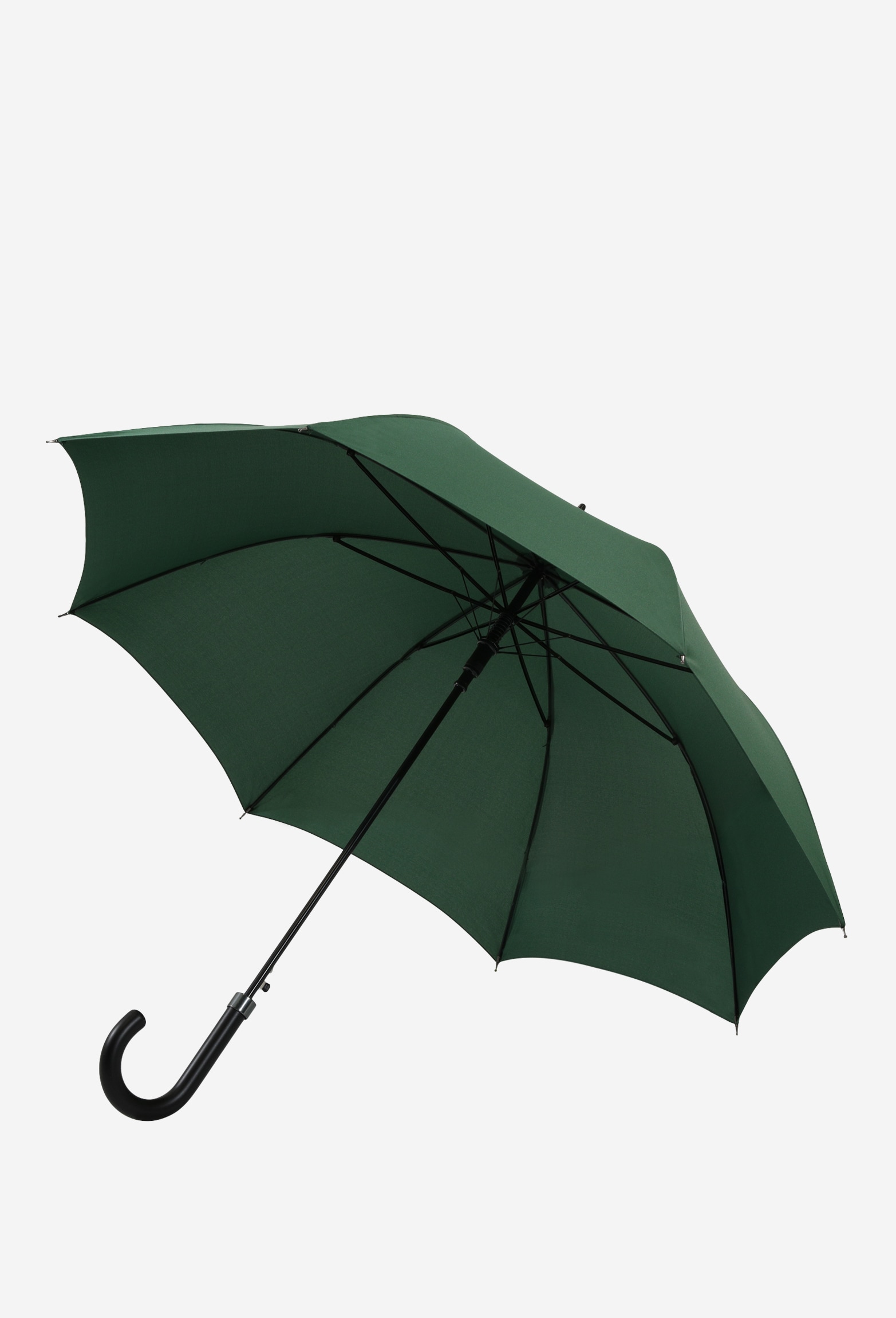 Długi parasol w kolorze białym