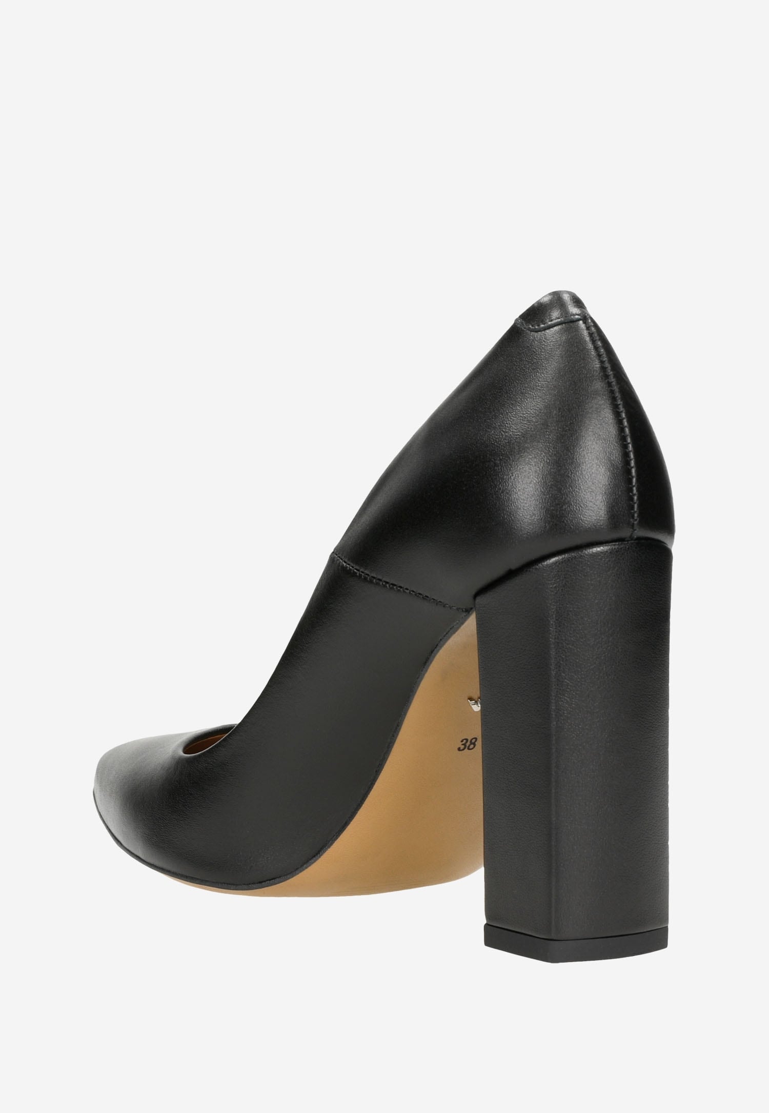 Czółenka damskie w kolorze zielonym na wysokim słupku