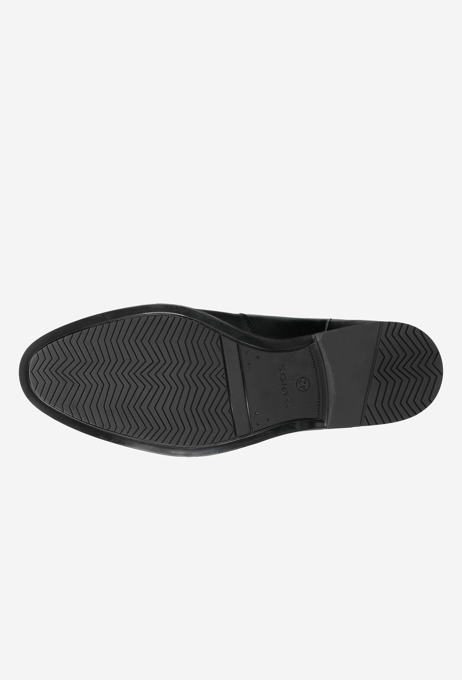 Czarne sztyblety męskie ze skóry licowej