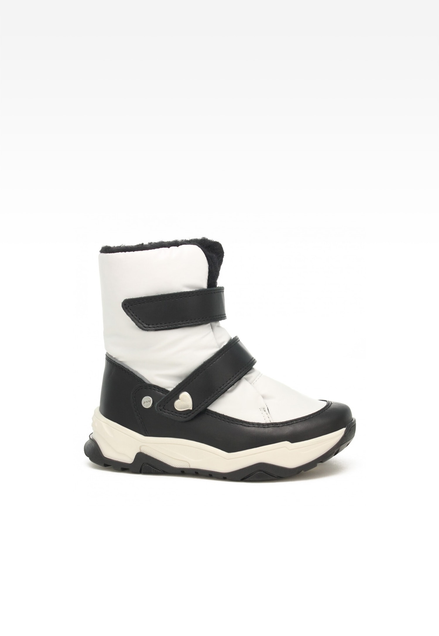 śniegowce BARTEK 17077005, dla dziewcząt, biało-czarne