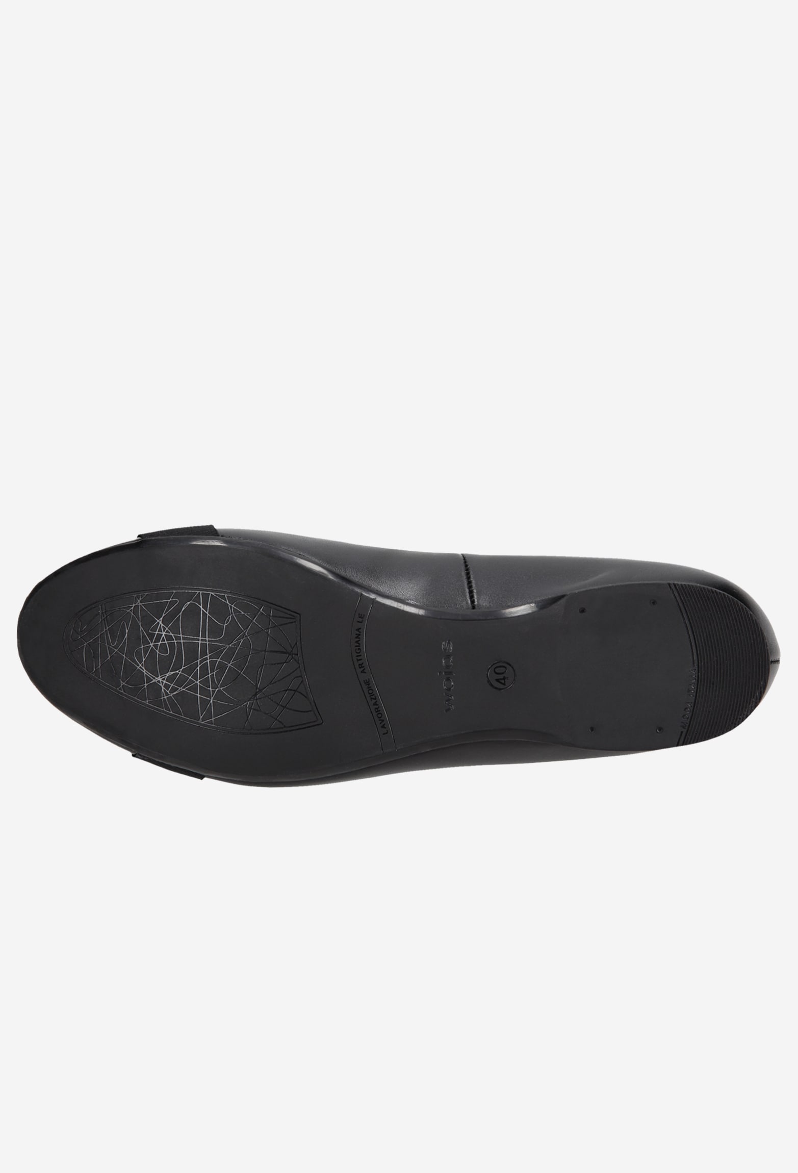 Czarne eleganckie baleriny damskie