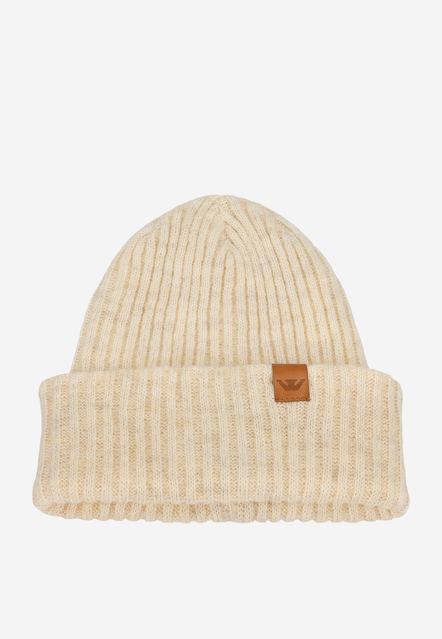 Komplet na zimę czapka + szalik w kolorze brązowym