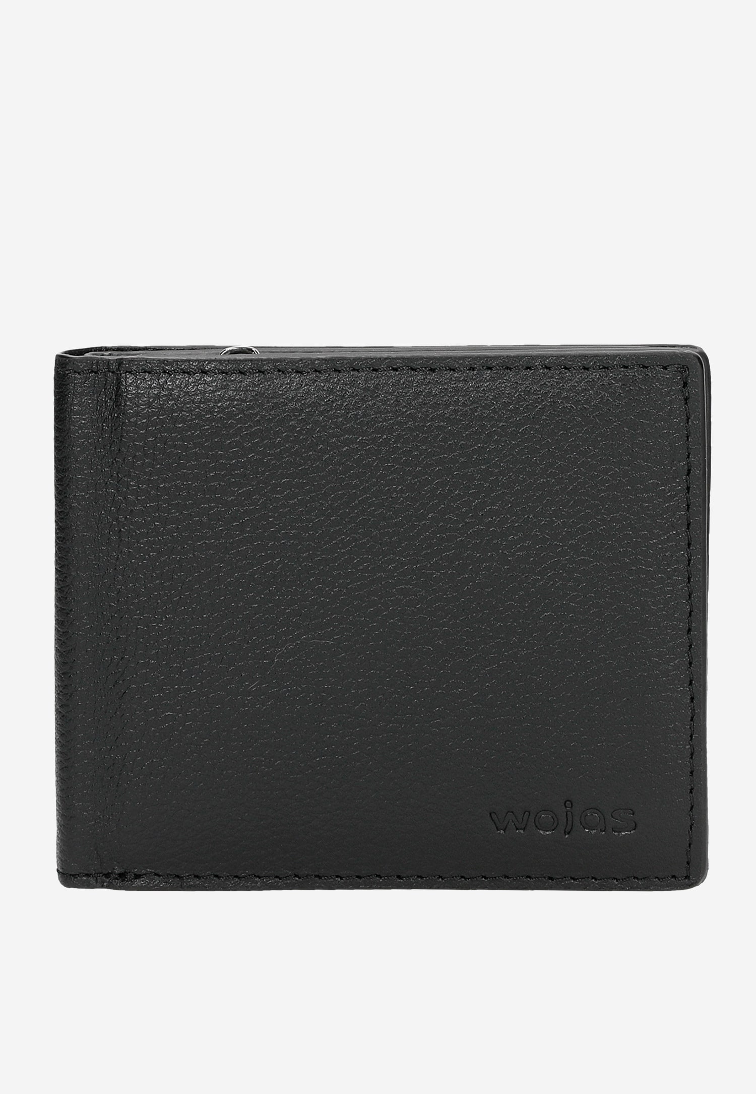 Czarny klasyczny portfel męski