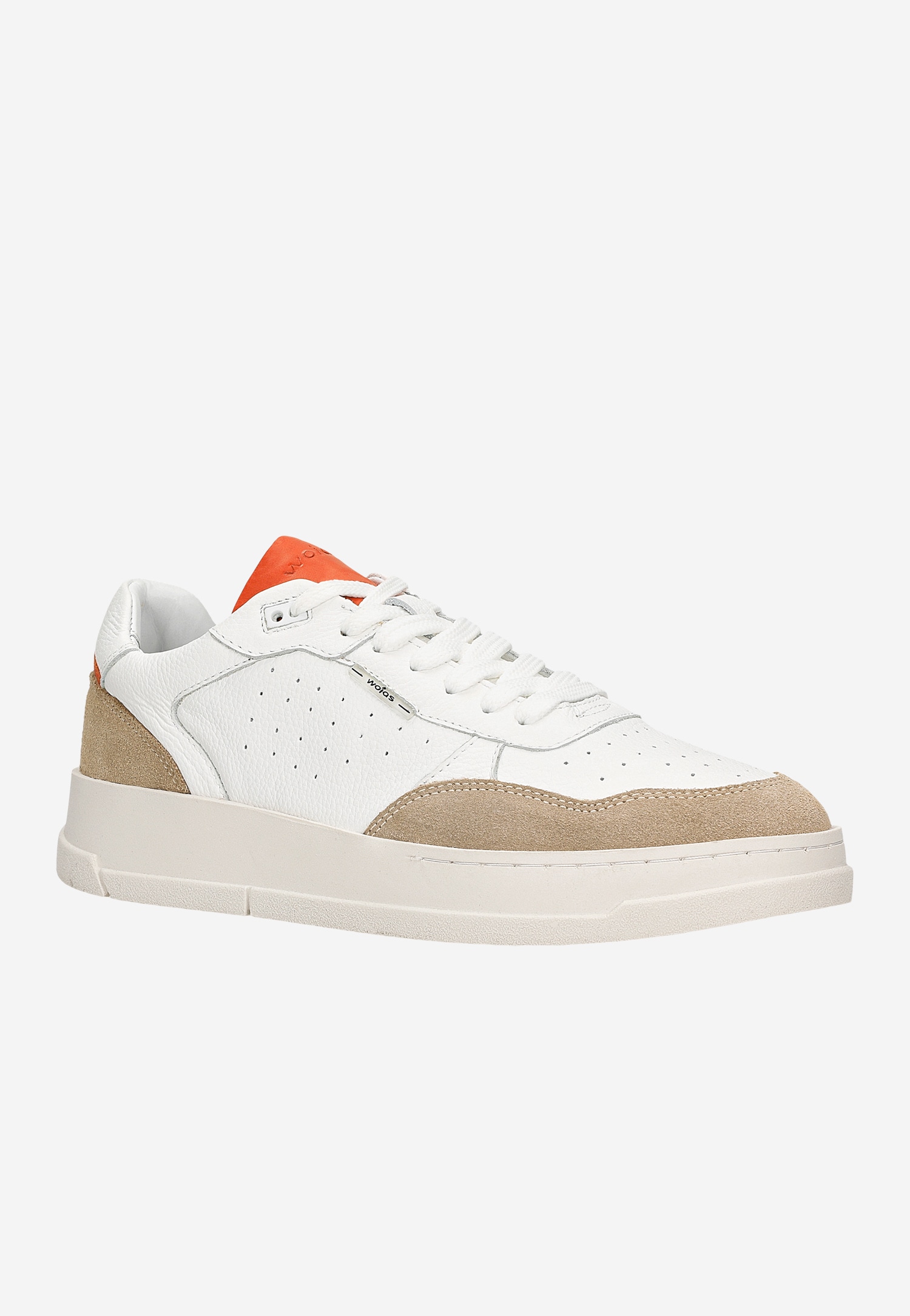 Czarne trampki męskie z łączonych skór