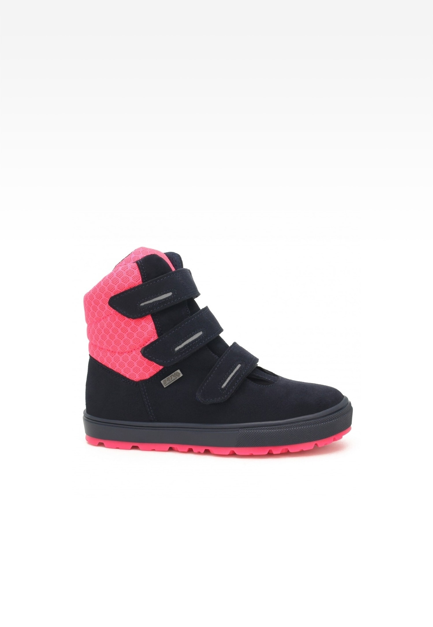 Trzewiki ocieplane BARTEK 14319007, dla dziewcząt, granatowo-różowy