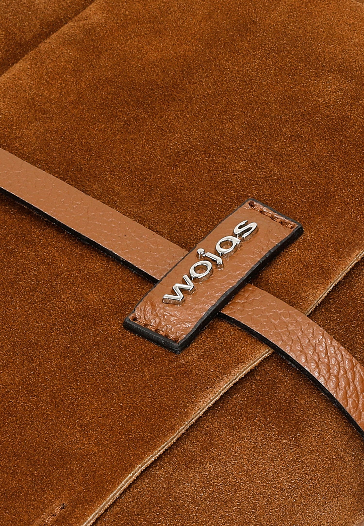 Niewielka beżowa torebka damska z łączonych skór