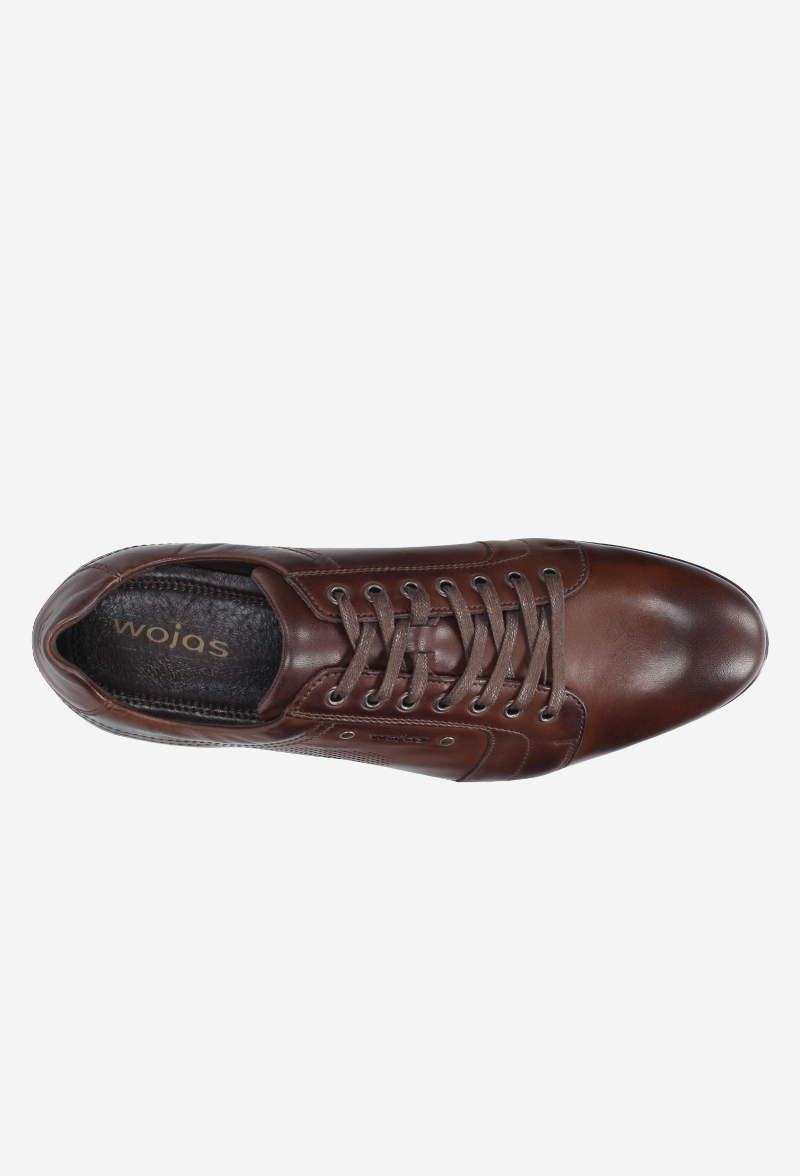 Brązowe półbuty męskie